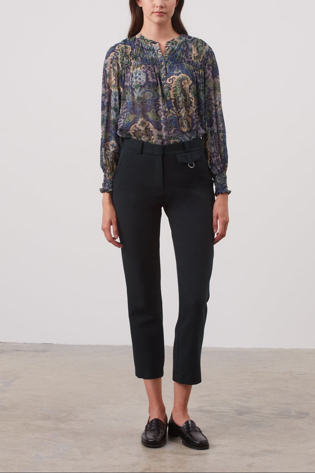 Pantalon 7/8 à la coupe droite - ELYA Faume - seconde main