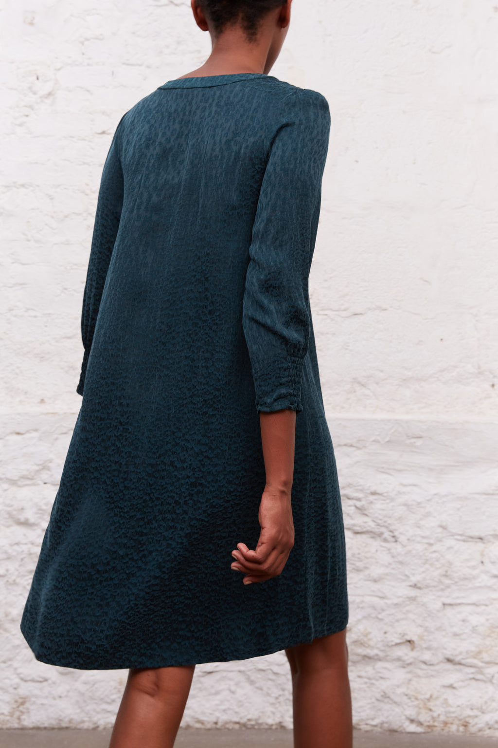 Robe loose en jacquard cupro - TUANA Faume - seconde main