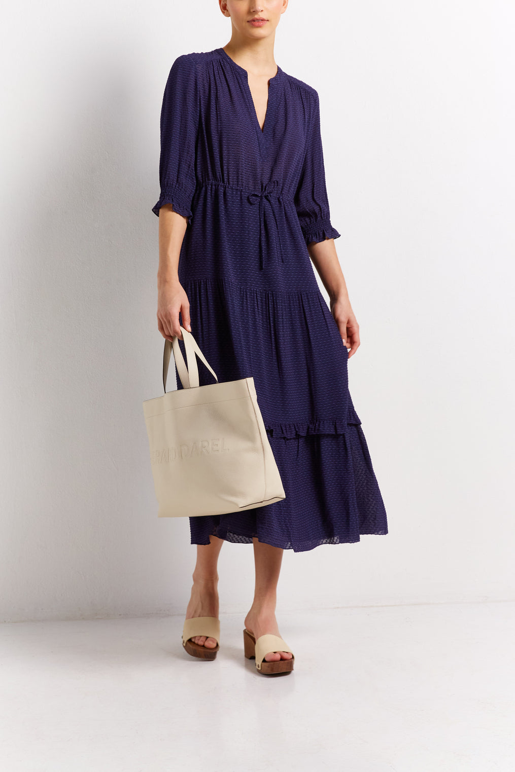 Robe longue et détails fantaisies - JASMINE Faume - seconde main