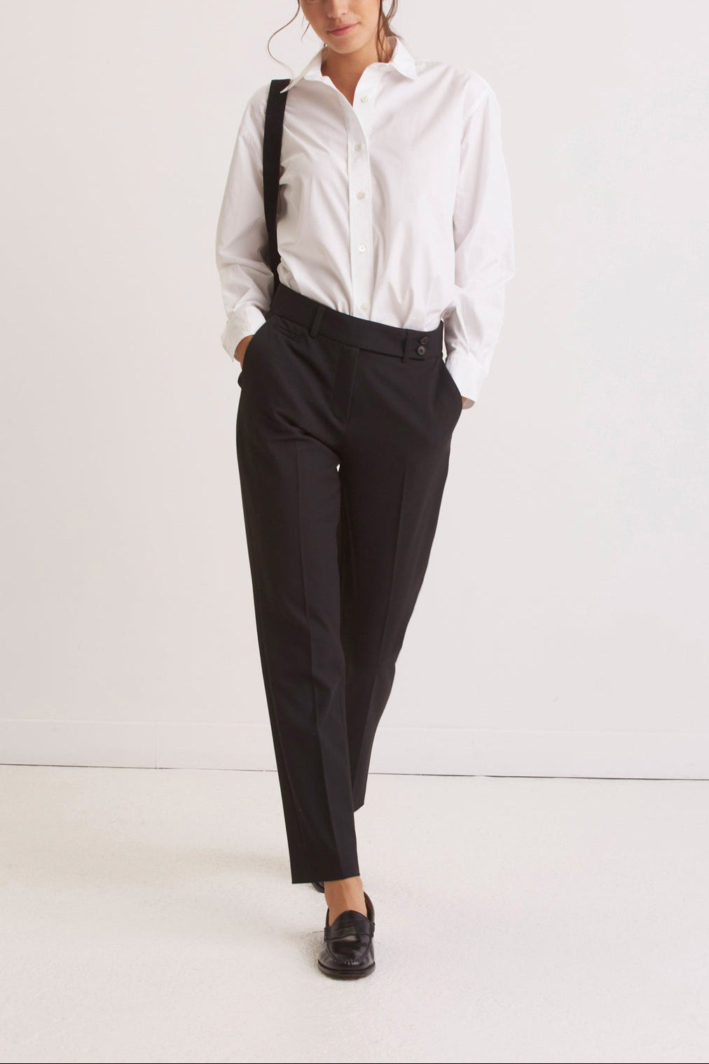 Pantalon de tailleur cigarette - ELIASS Faume - seconde main
