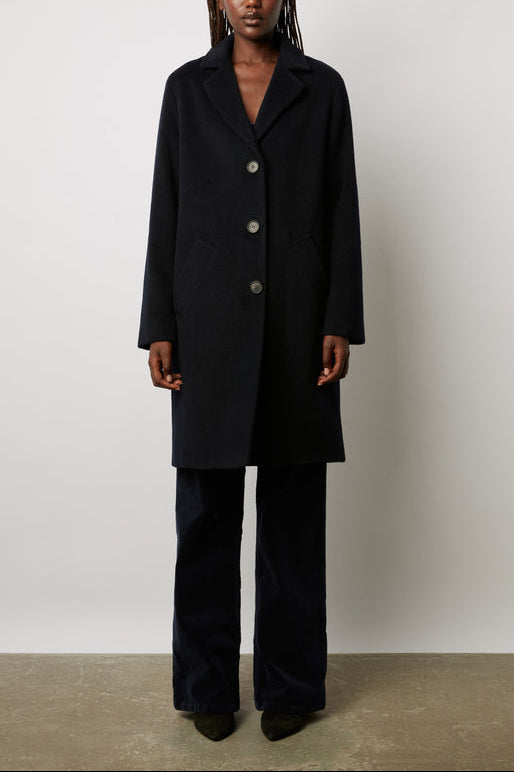 Manteau tailleur en laine angora - SCARLET Faume - seconde main