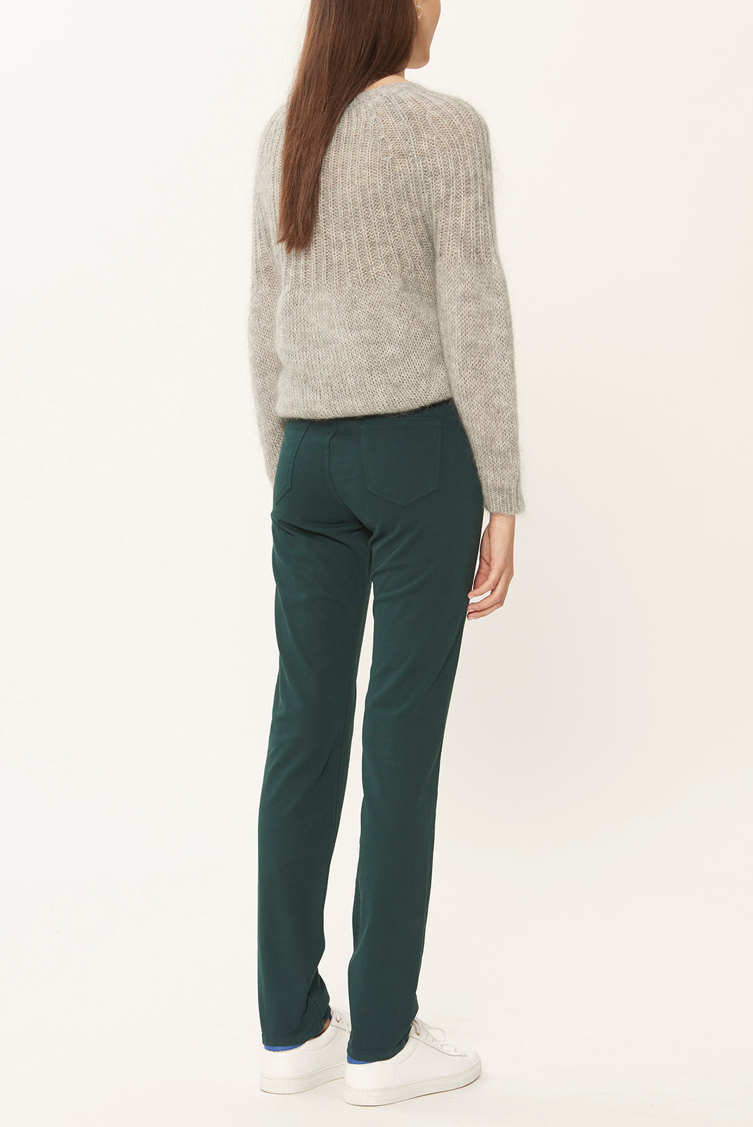 LILA - Pantalon cigarette en coton Faume - seconde main