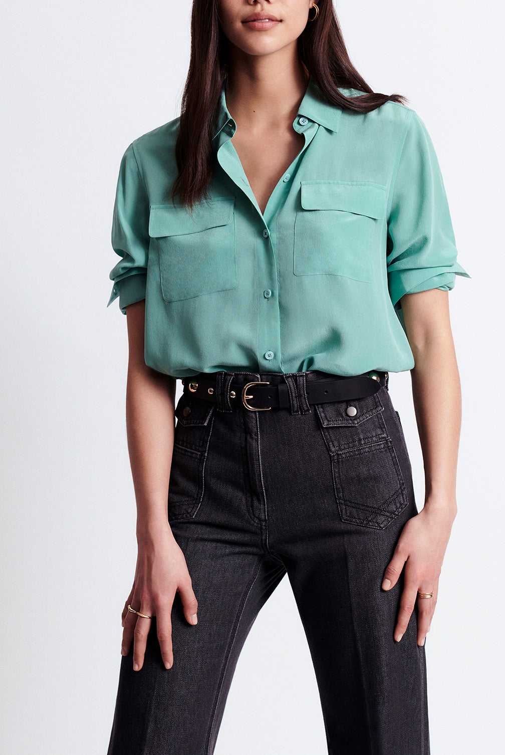 NEVE - Chemisier en soie Faume - seconde main