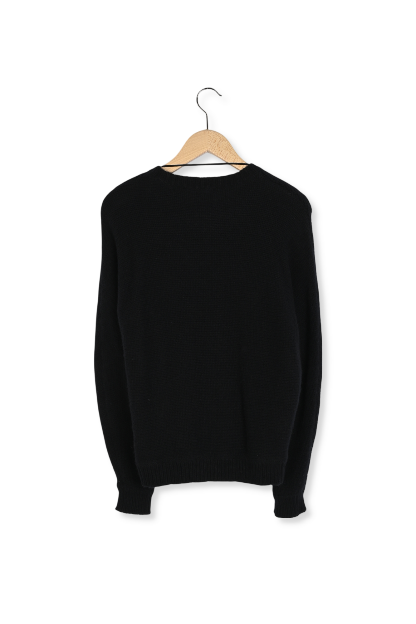 Pull bicolore à torsades en laine - ESTE Faume - seconde main