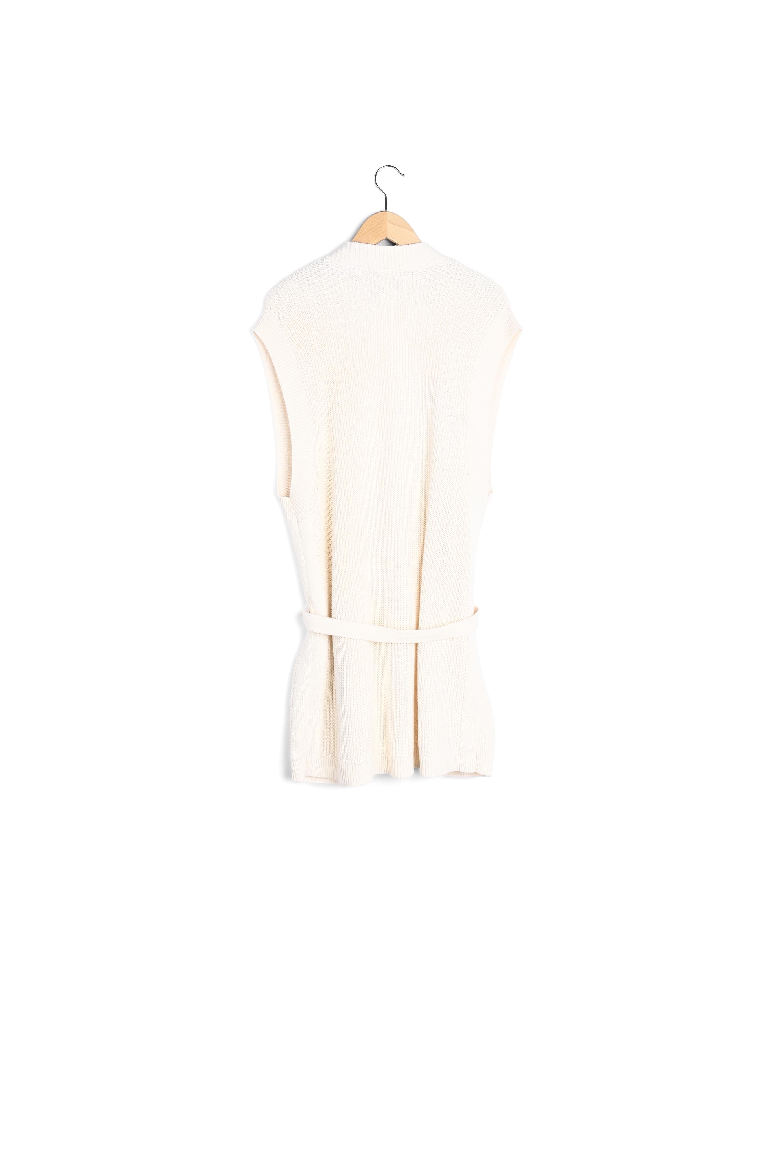 Gilet long sans manche en coton - LAINI Faume - seconde main