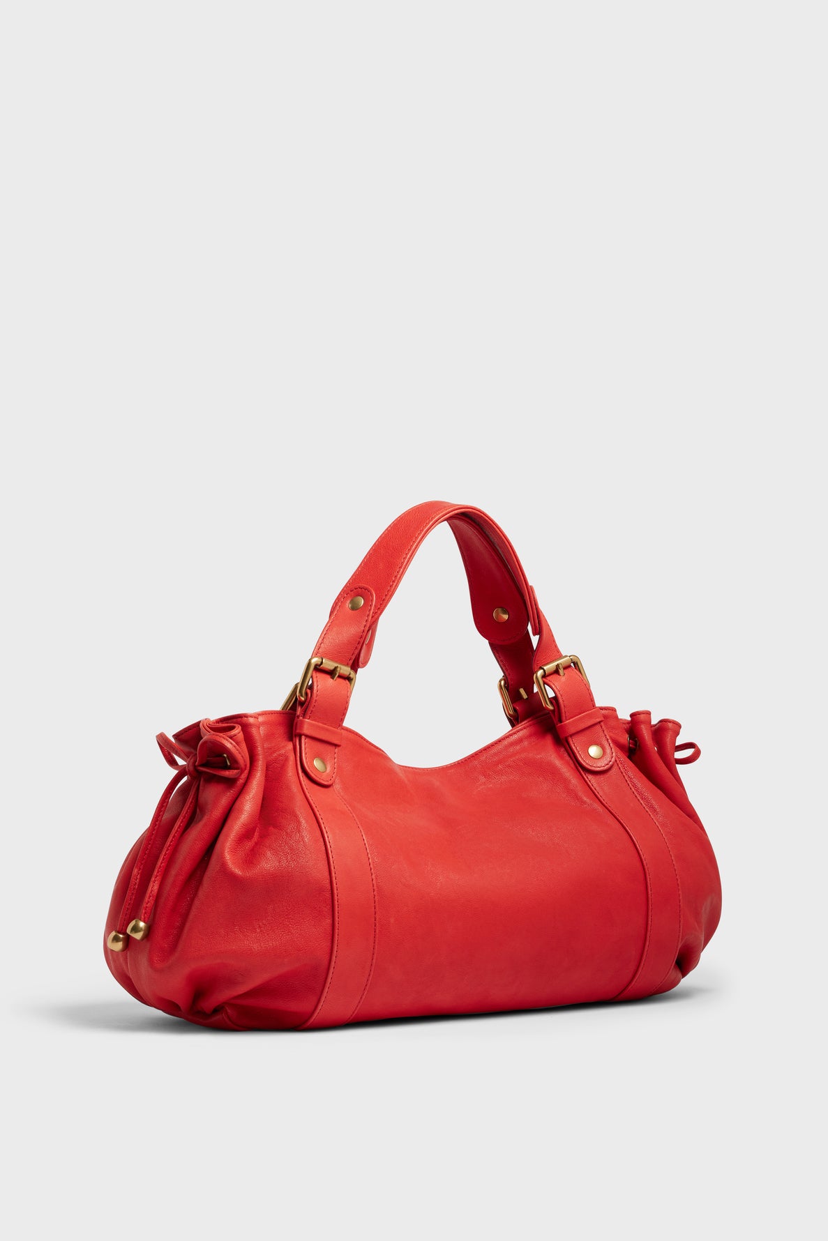 Sac à main en cuir lavé - 24H Faume - seconde main