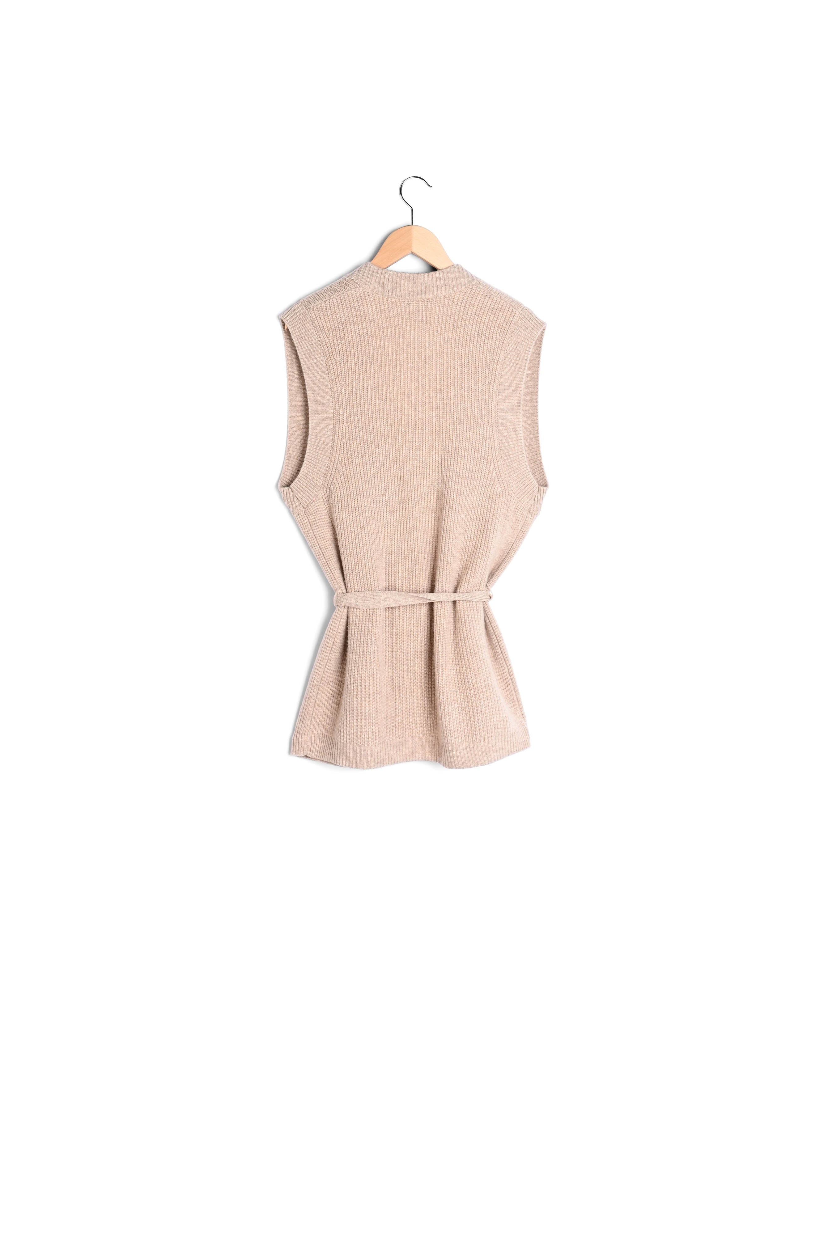 Gilet en laine sans manche - LAUREEN Faume - seconde main