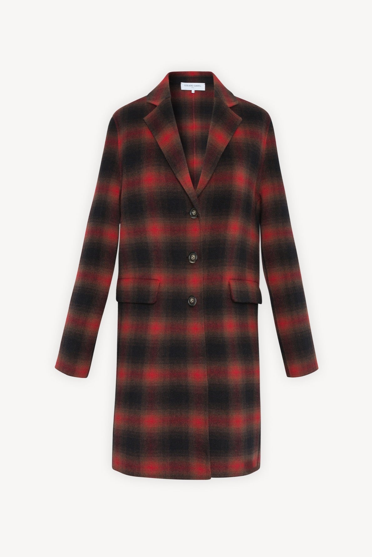 PENELOPE - Manteau laine mélangée à carreaux Faume - seconde main