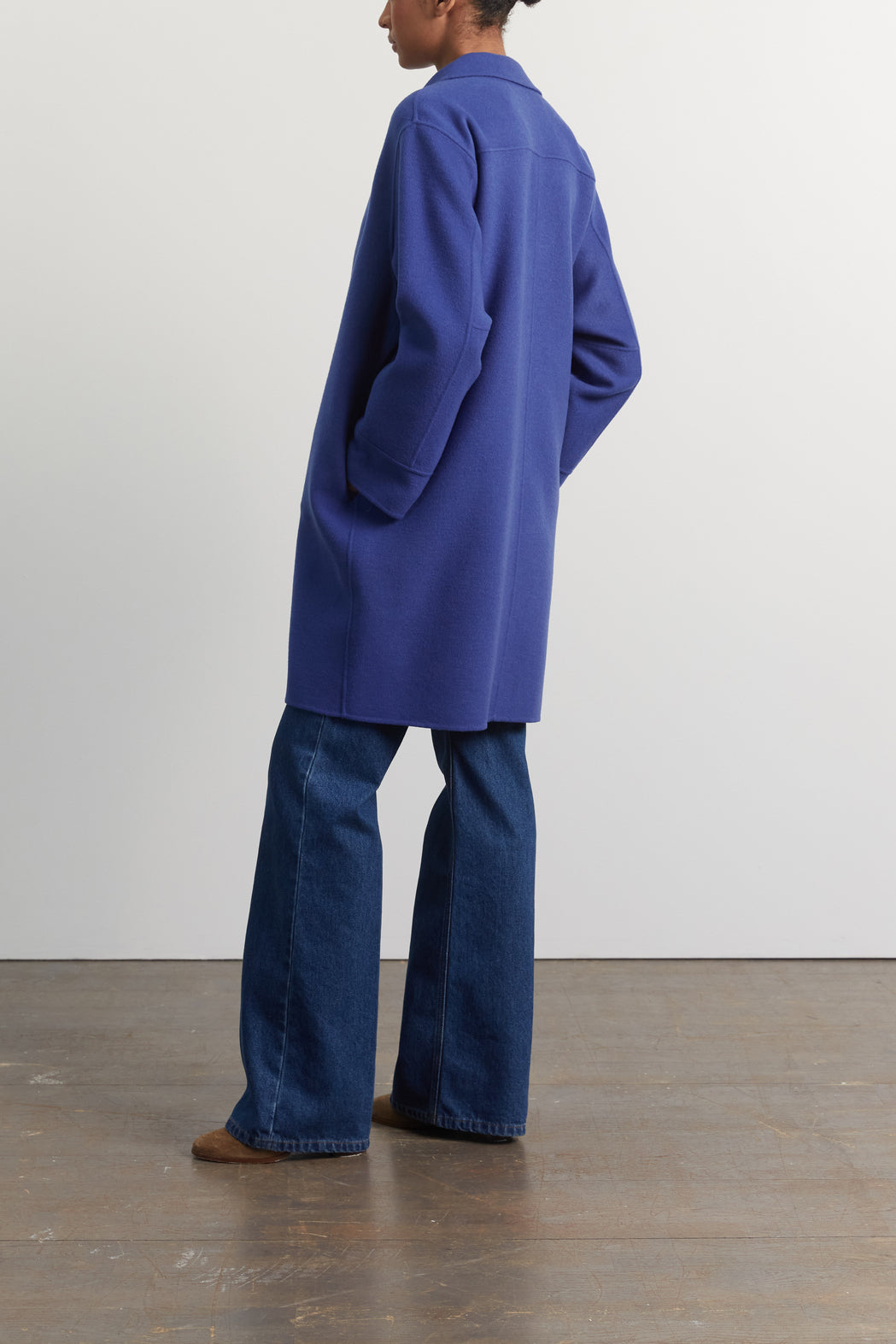 Manteau en laine zippé - SABELLE Faume - seconde main