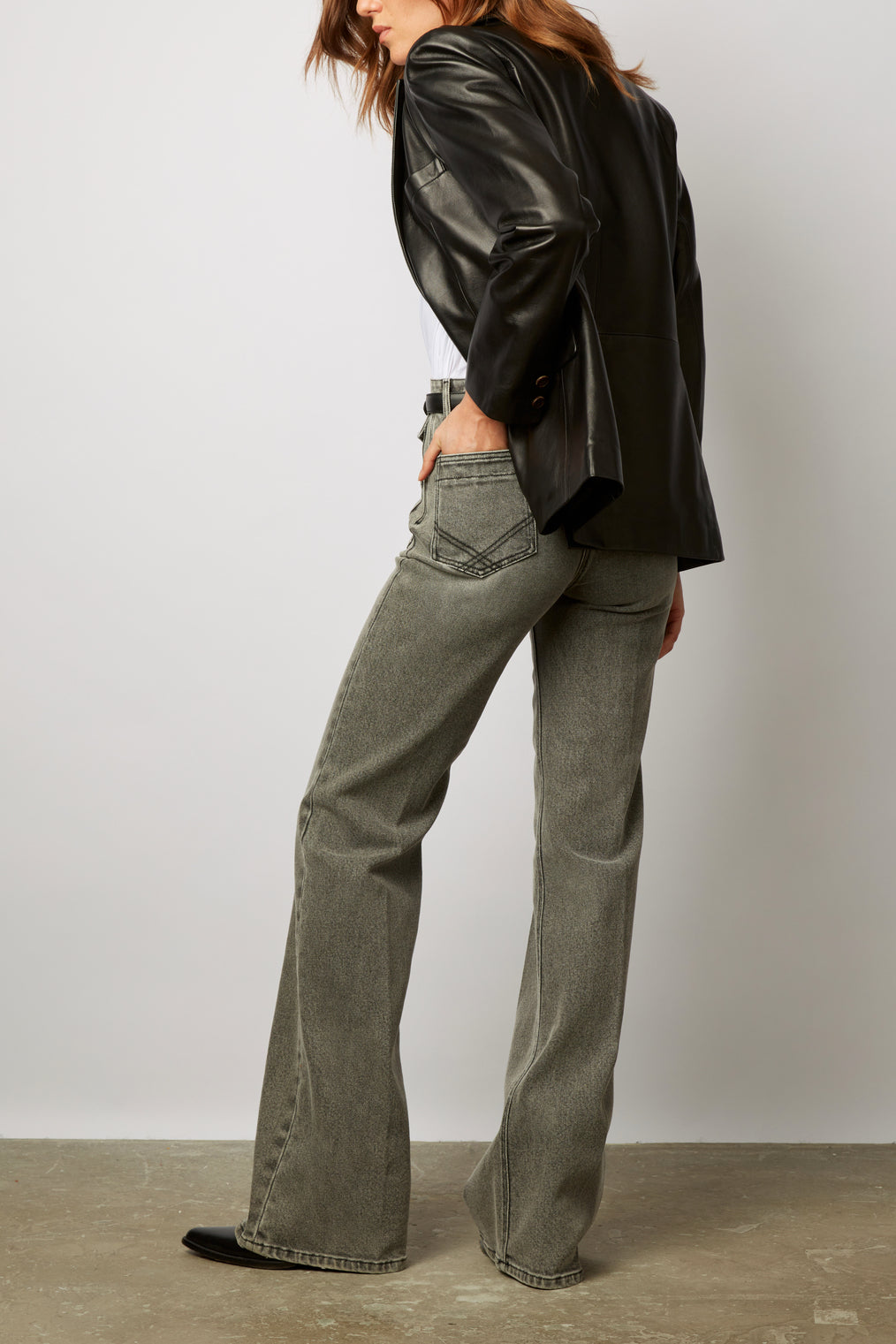 Veste en cuir - NAHELLE Faume - seconde main