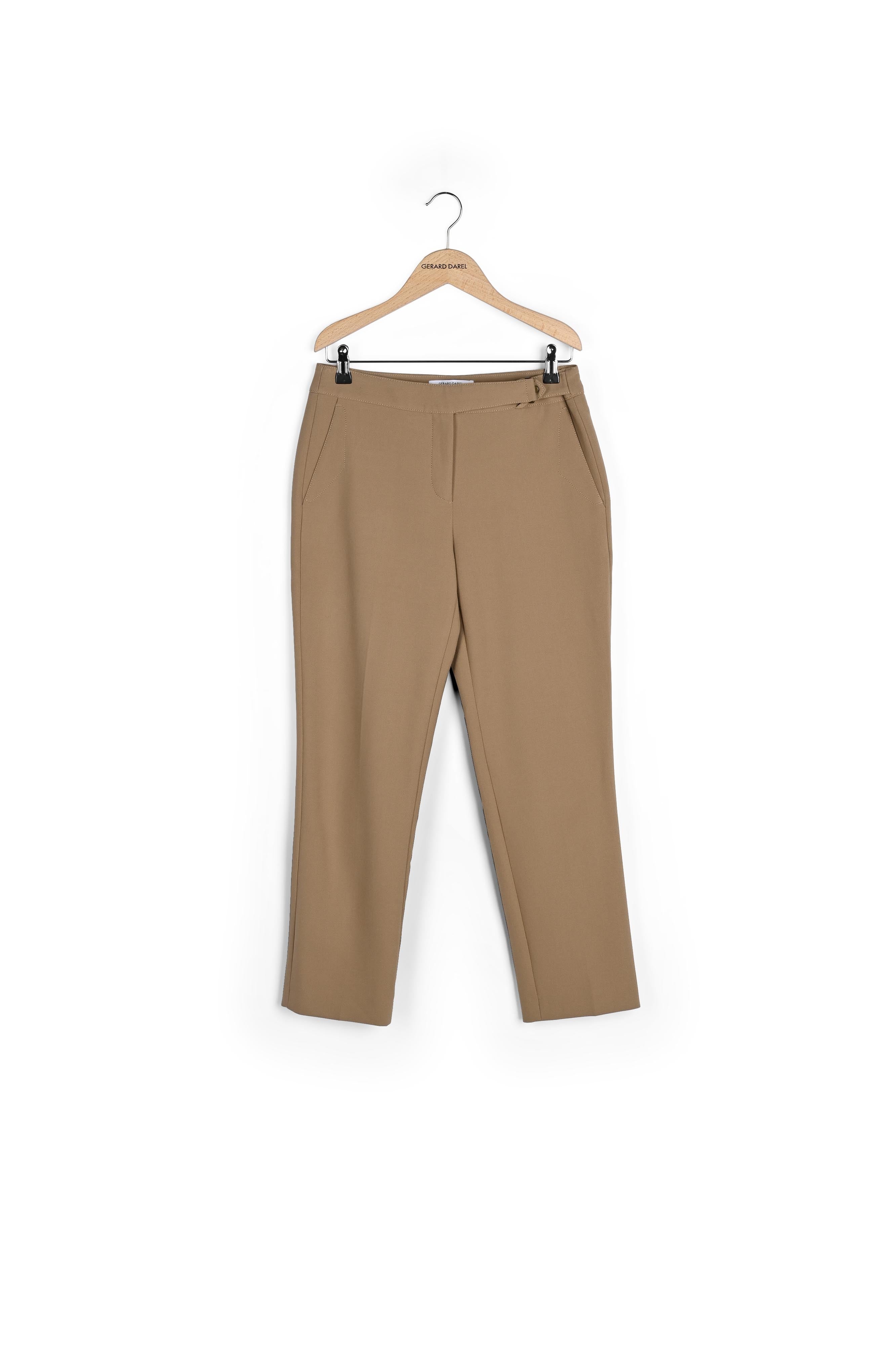 LYSON - Pantalon droit 7/8 en coton épais Faume - seconde main