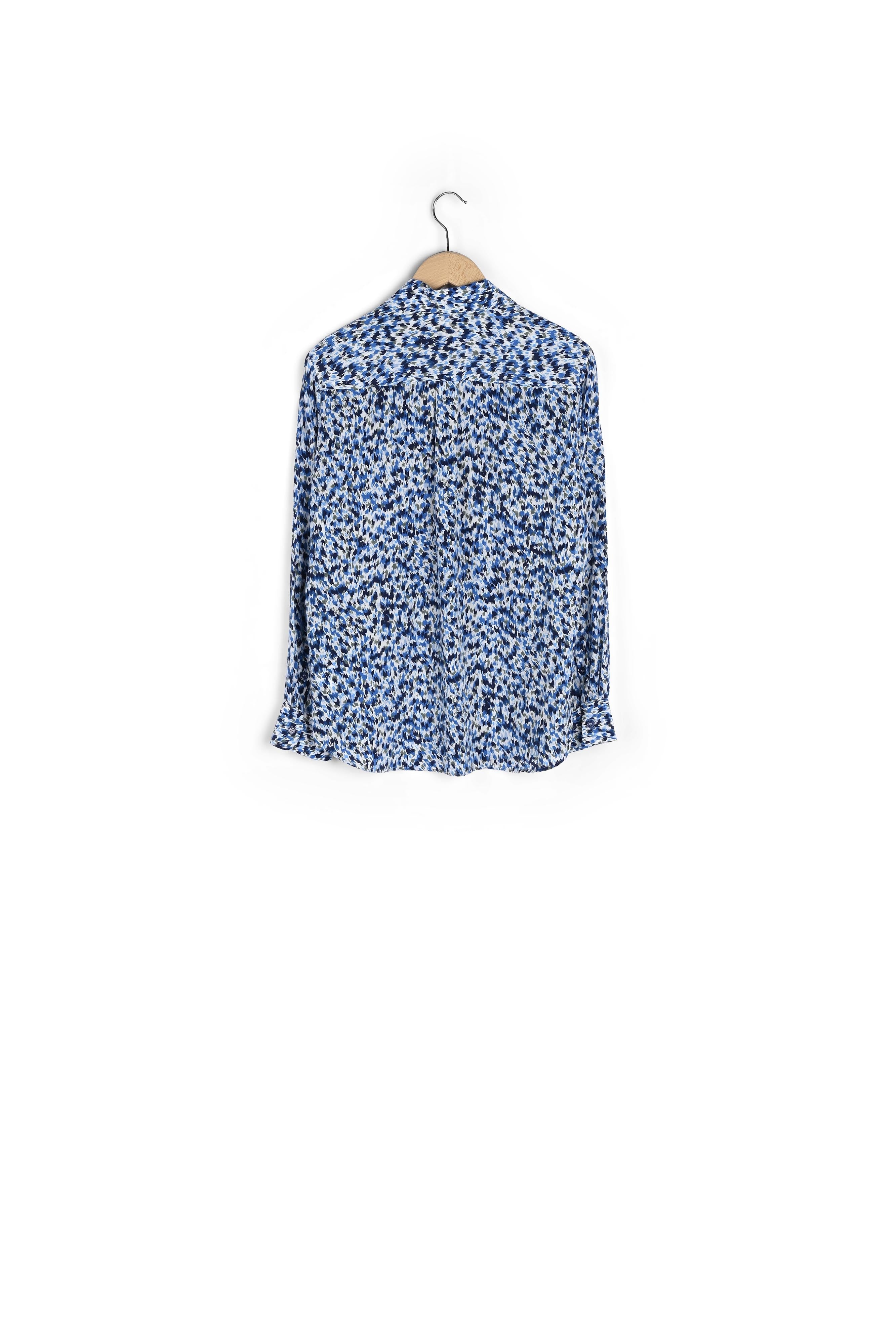 NOAM - Chemise en soie à imprimé fantaisie Faume - seconde main