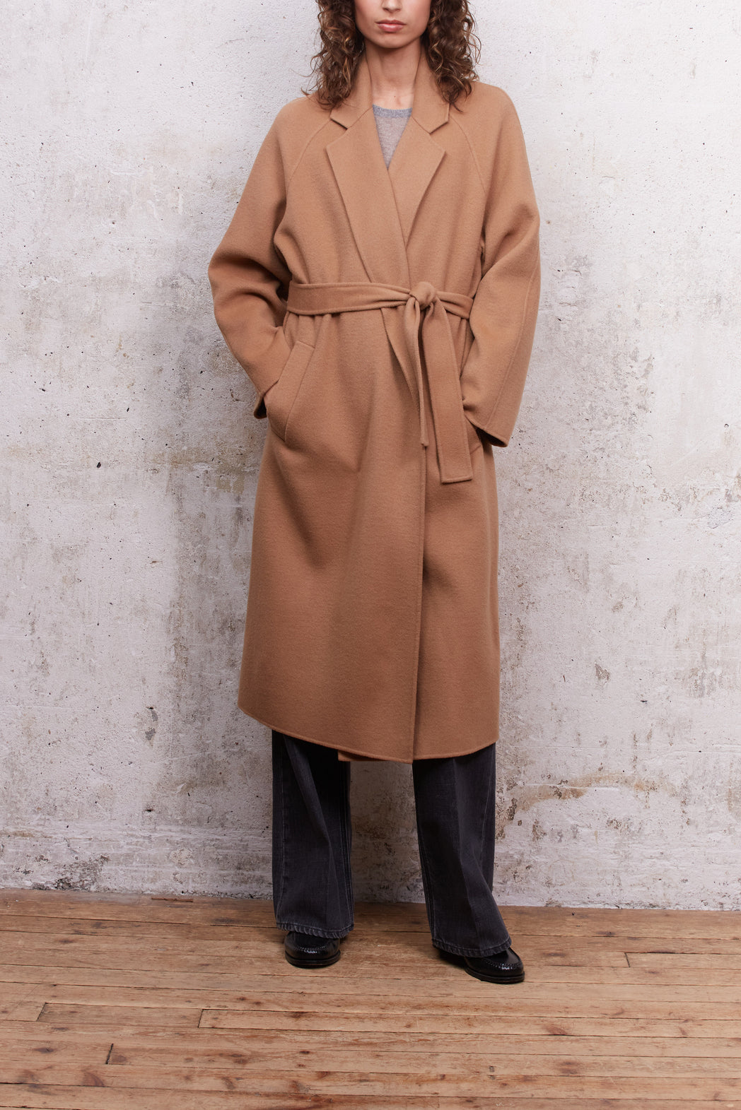 Manteau peignoir en laine - SAANA Faume - seconde main