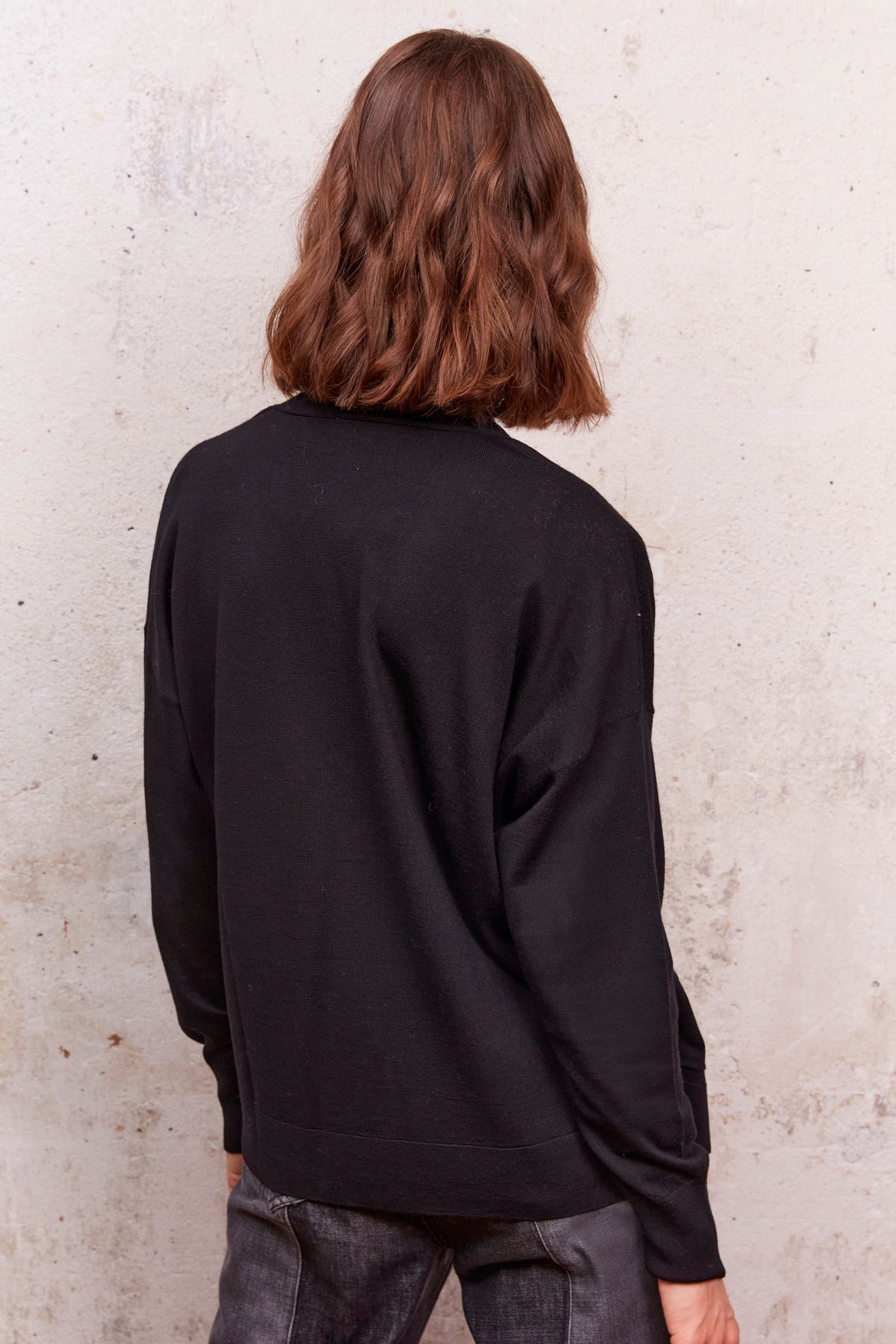 Cardigan V en maille fine - LIVIO Faume - seconde main