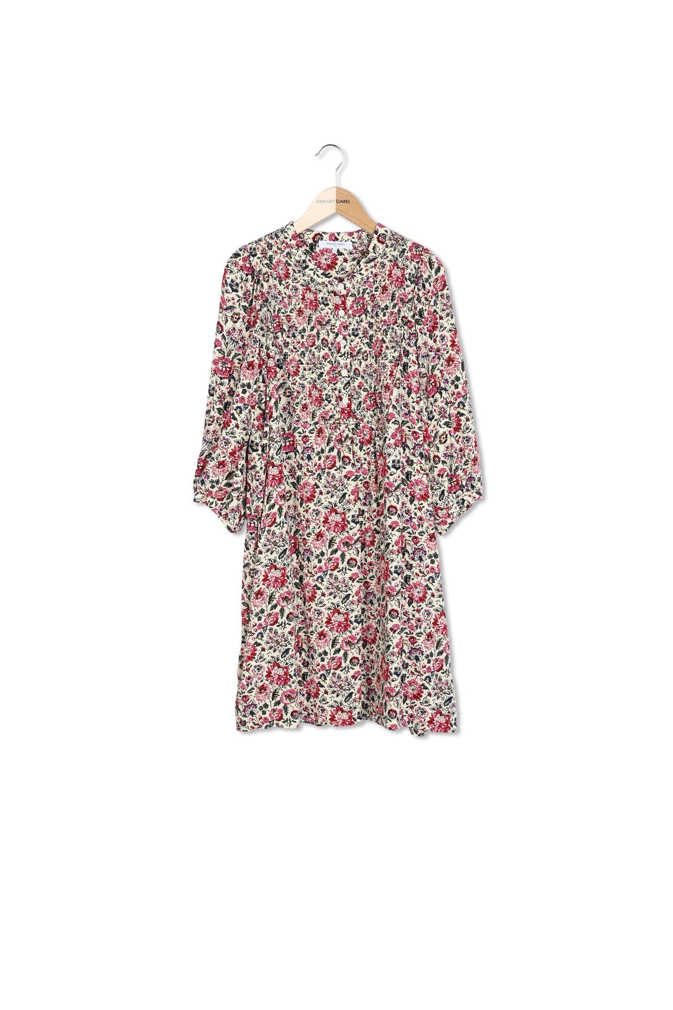 Robe à plastron smocké - JIA Faume - seconde main