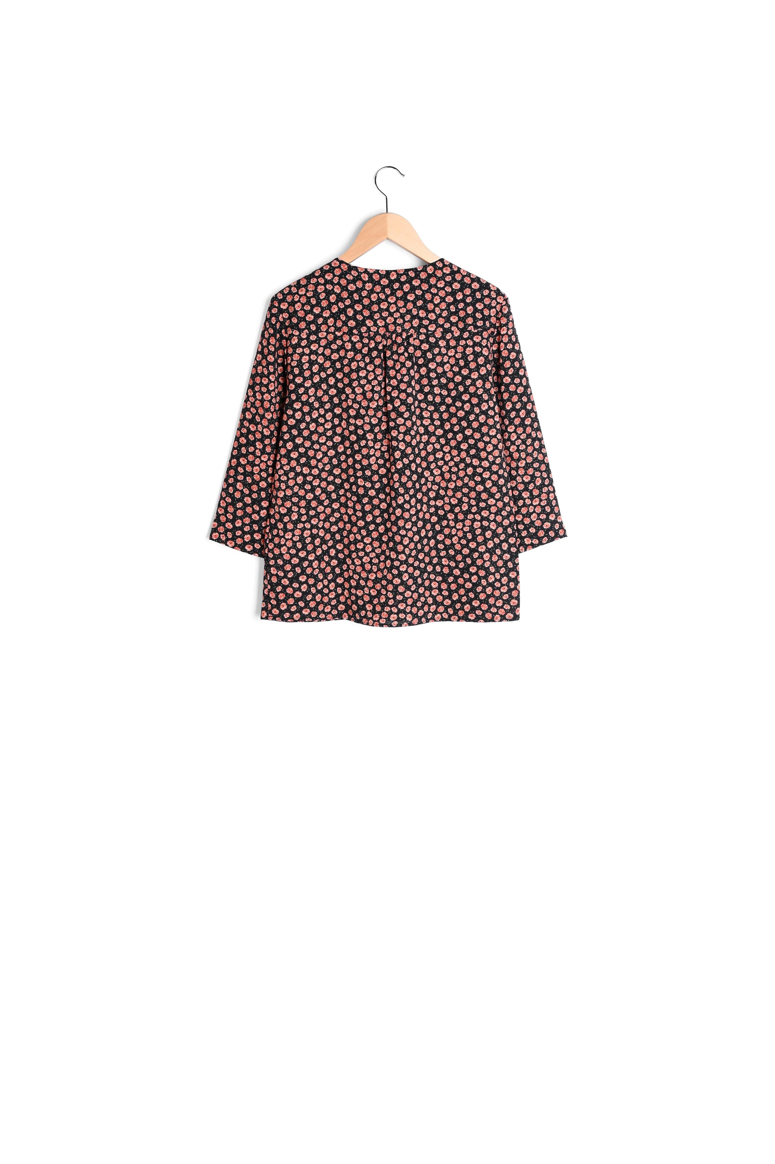 Ana - Blouse fleurie volantée Faume - seconde main