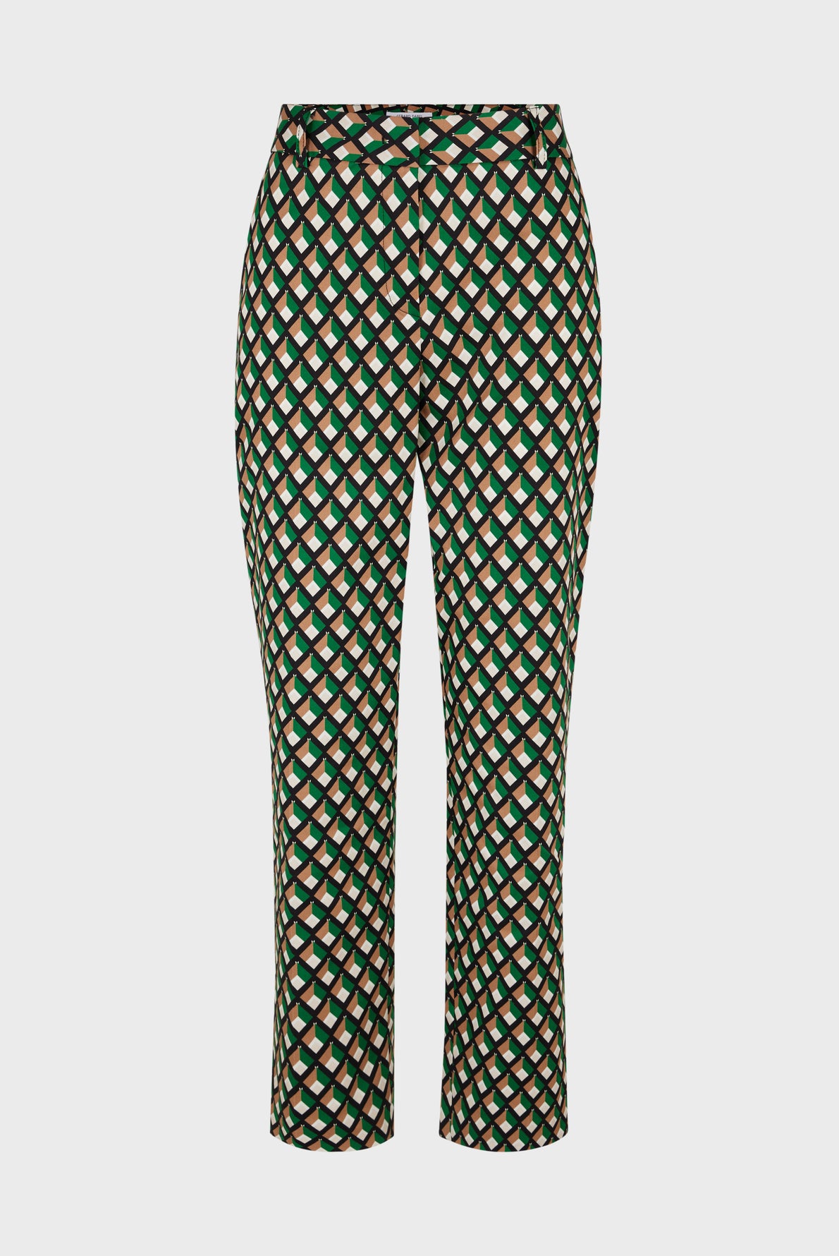 Pantalon en coton imprimé losanges- ELIESS Faume - seconde main