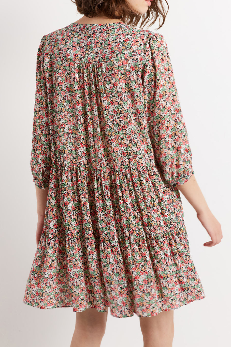 Robe fleurie à étages - JACOB Faume - seconde main