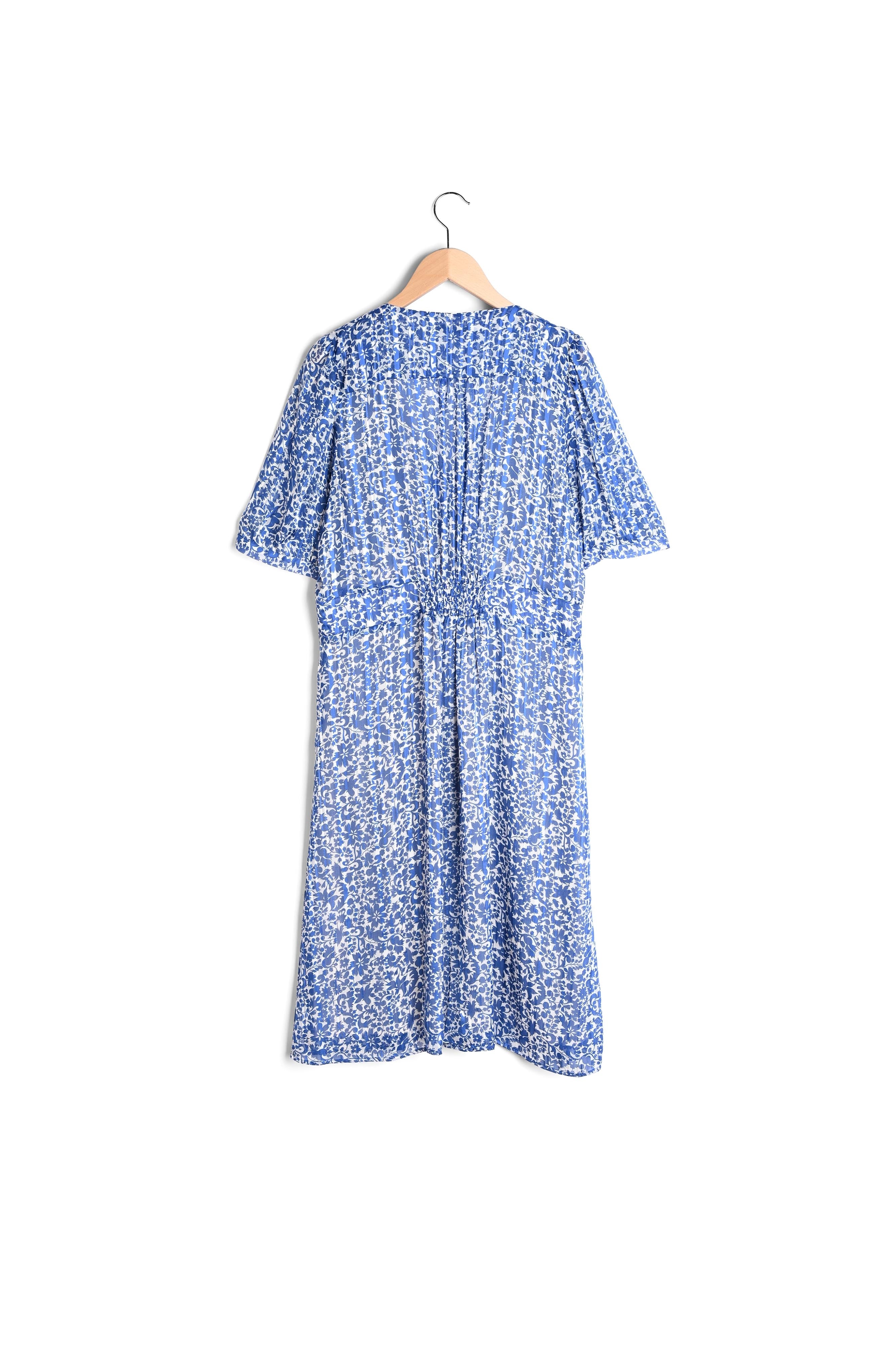 Robe mi-longue à fleurs - JAMES Faume - seconde main