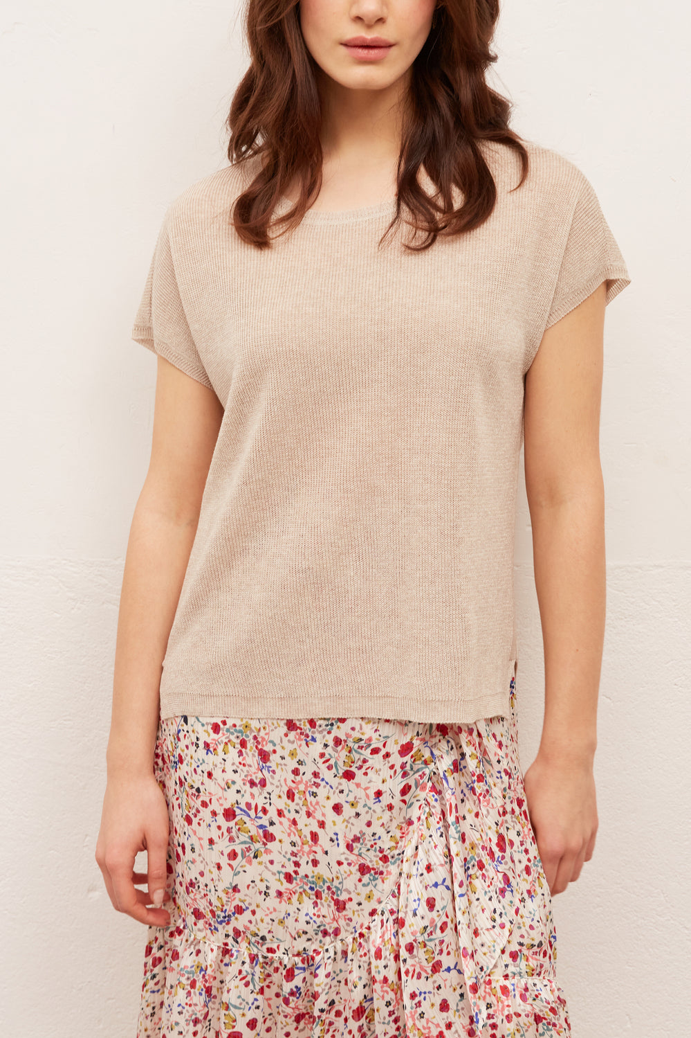 ENESS - Tee-shirt en maille Faume - seconde main