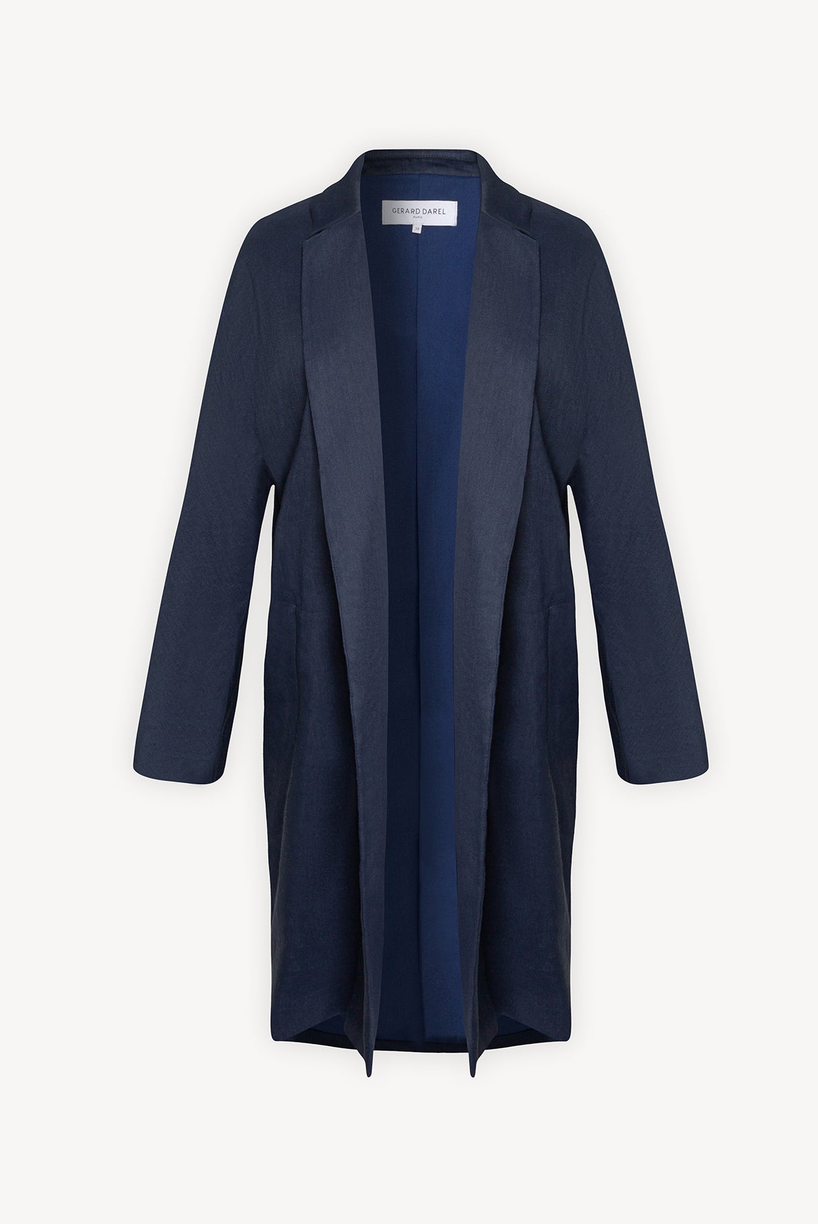 RINA - Manteau oversize en lin Faume - seconde main