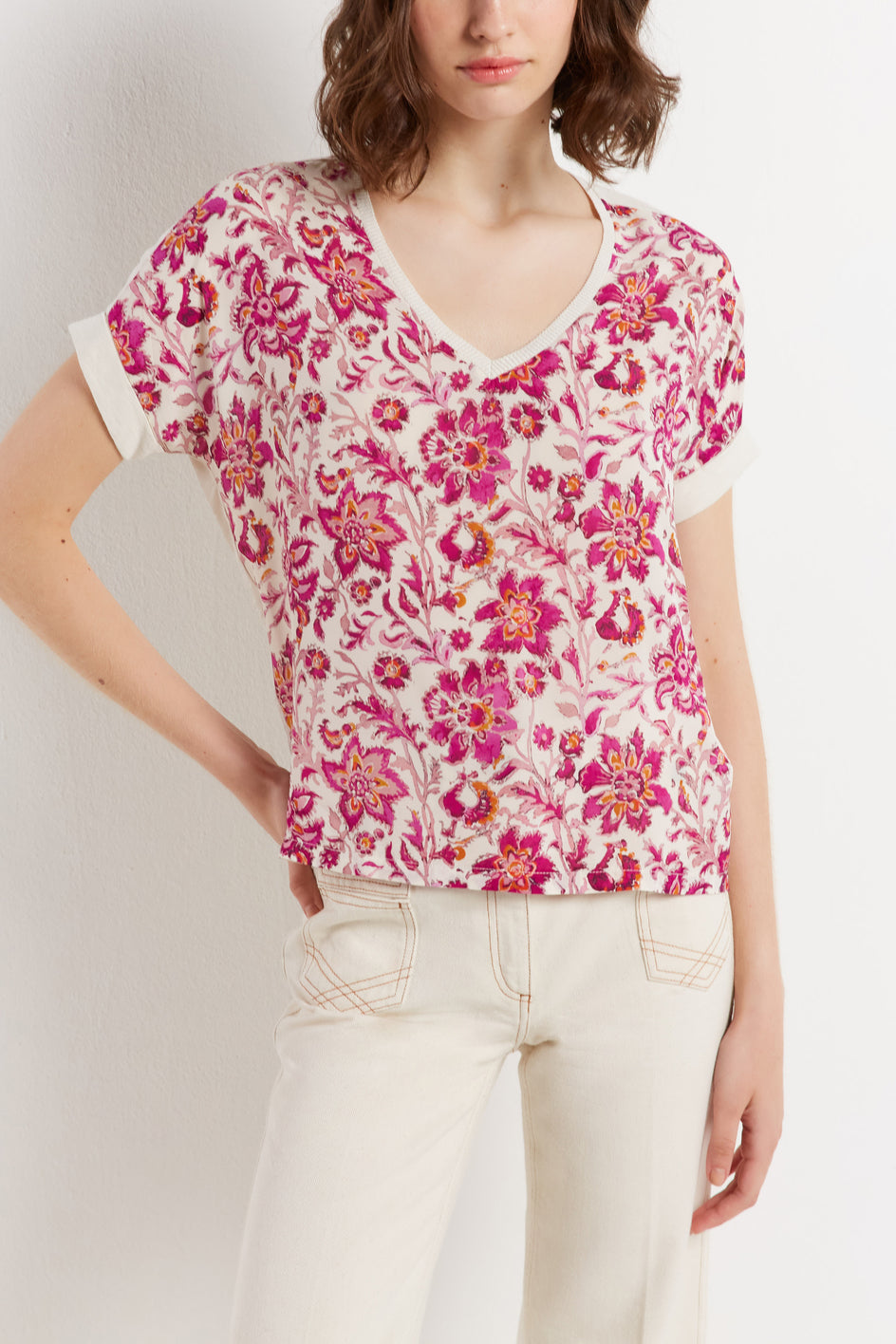 Tee-shirt bi-matière - ALEXANDRE Faume - seconde main