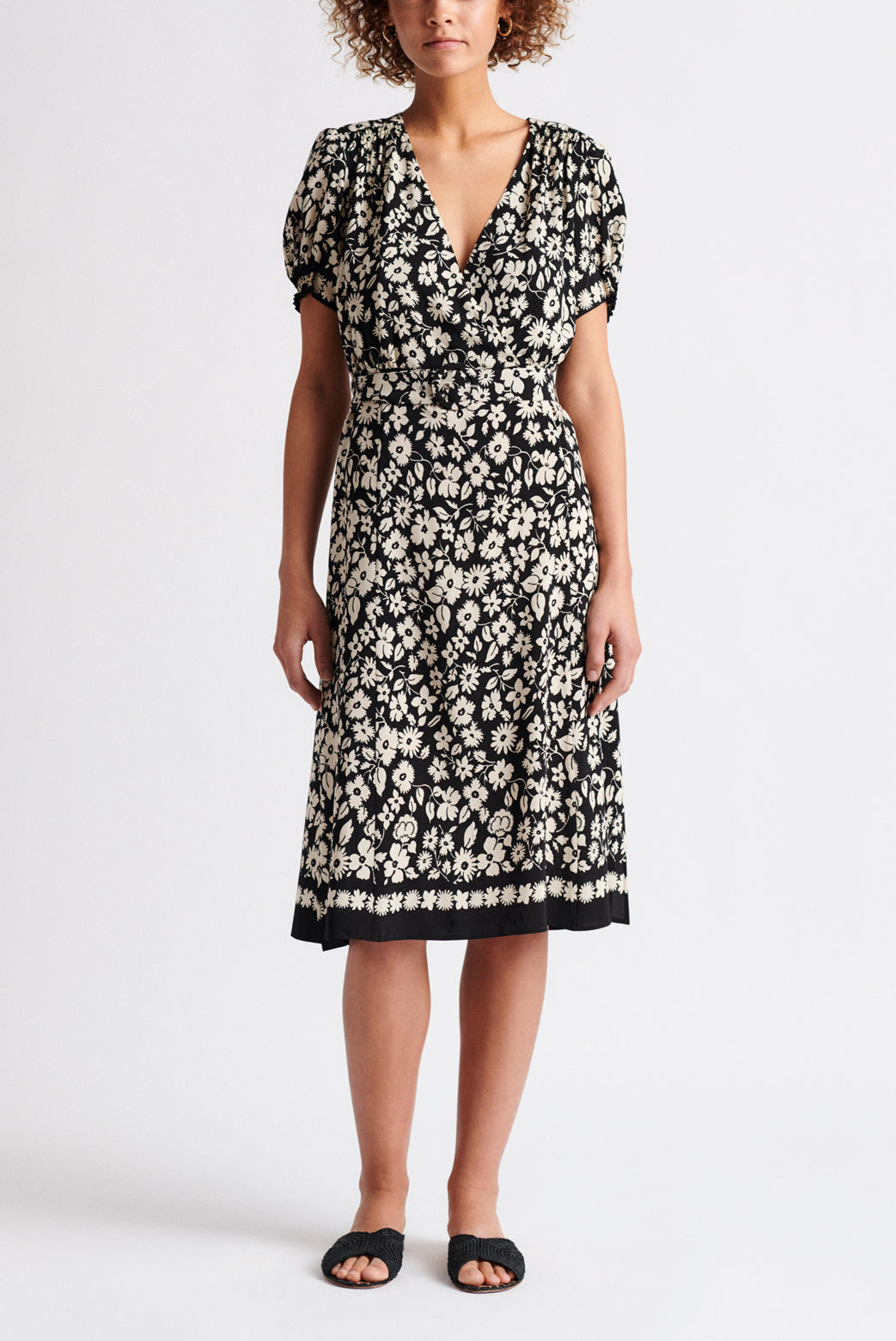 STEFANIA - Robe fleurie cache-c½ur Faume - seconde main