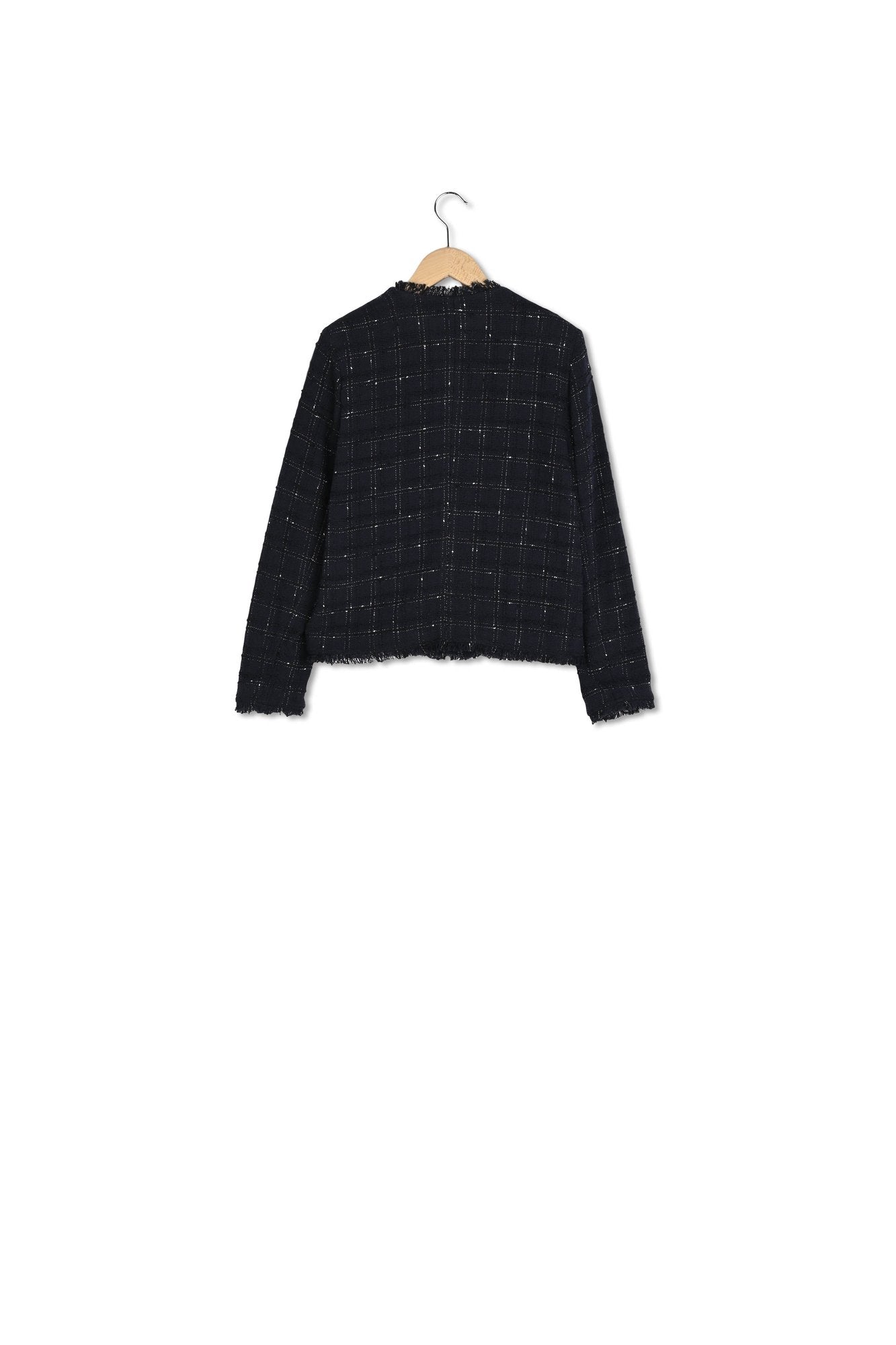 Veste en tweed à franges - ROLANDE Faume - seconde main