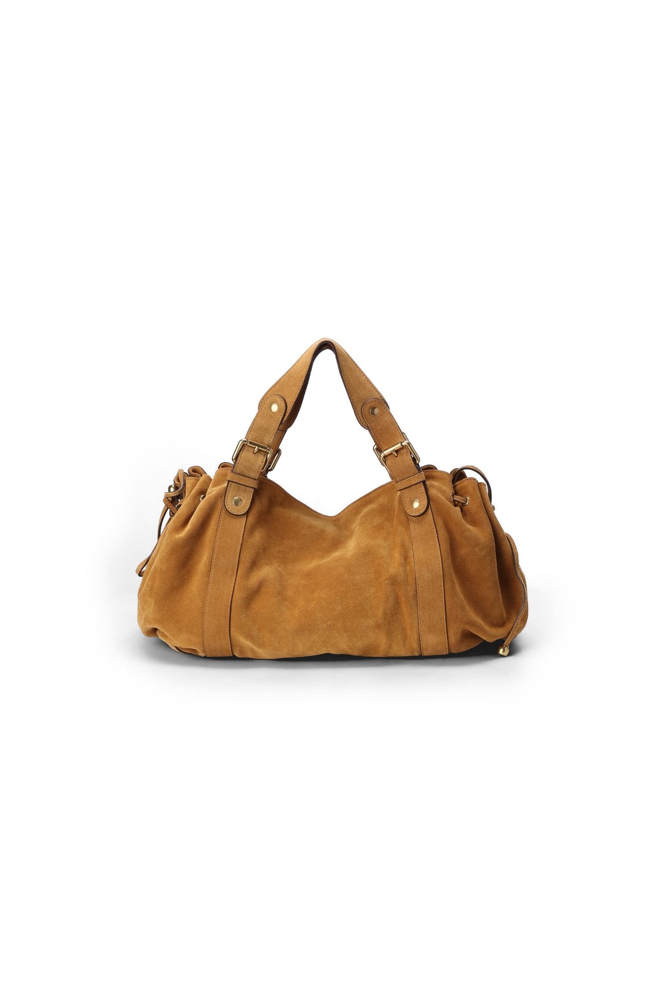 24H ZIP - Sac à main en cuir velours Faume - seconde main