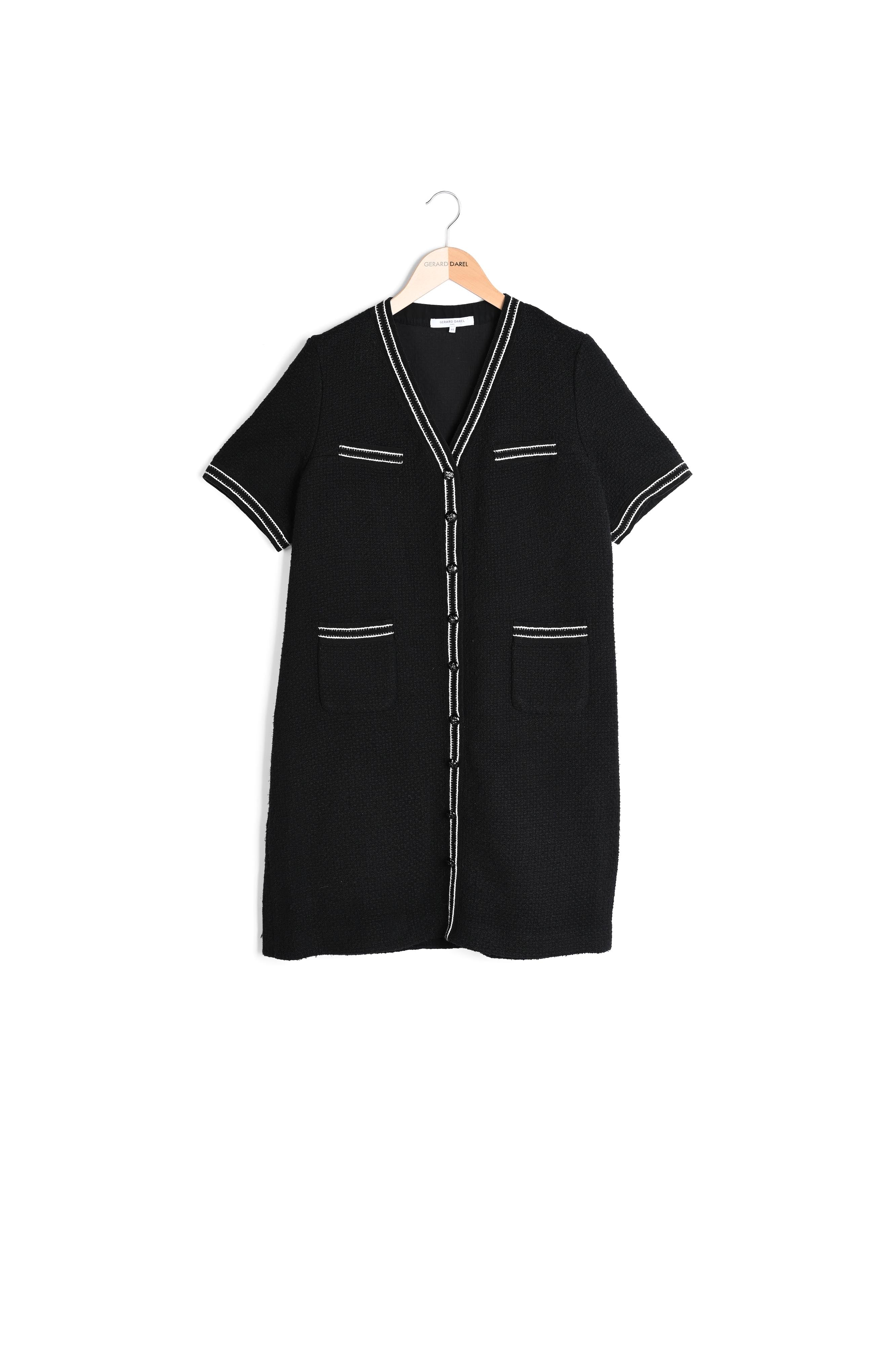 Robe V en tweed Faume - seconde main