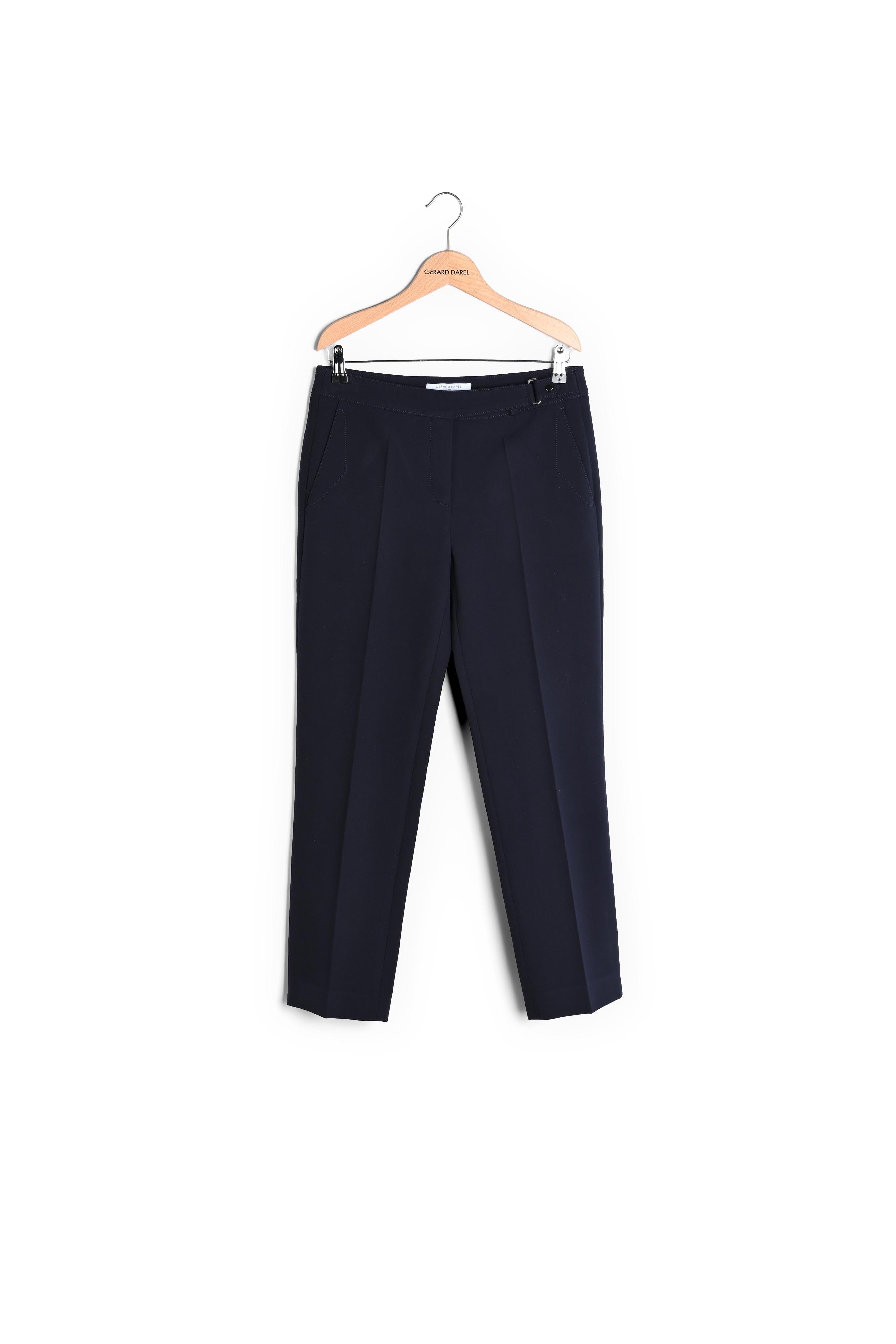 LYSON - Pantalon droit 7/8 en coton épais Faume - seconde main