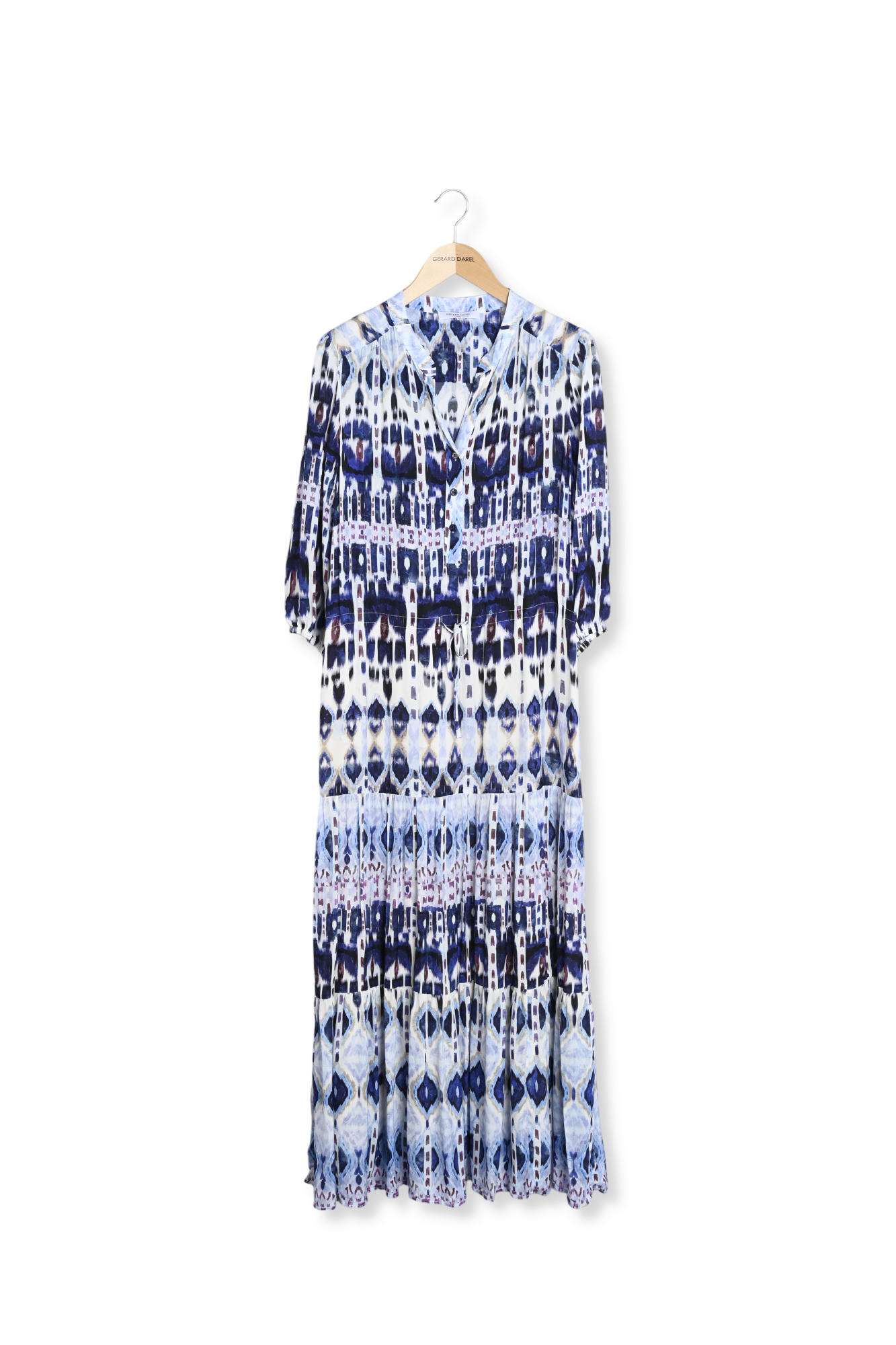 Robe maxi imprimé Ikat - JIVAN Faume - seconde main