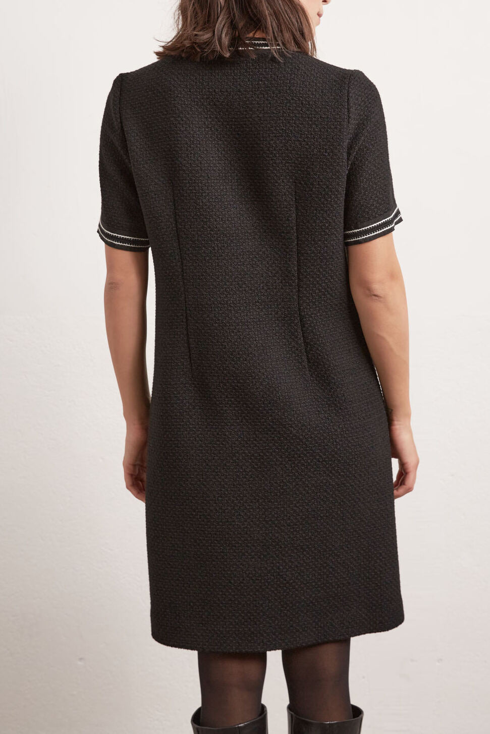 Robe V en tweed Faume - seconde main