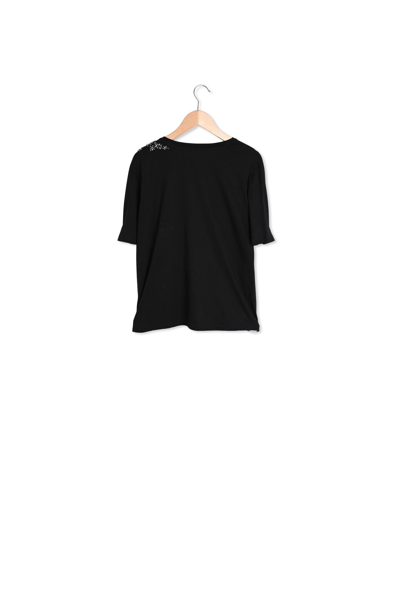 T-shirt en coton à strass - MALIE Faume - seconde main