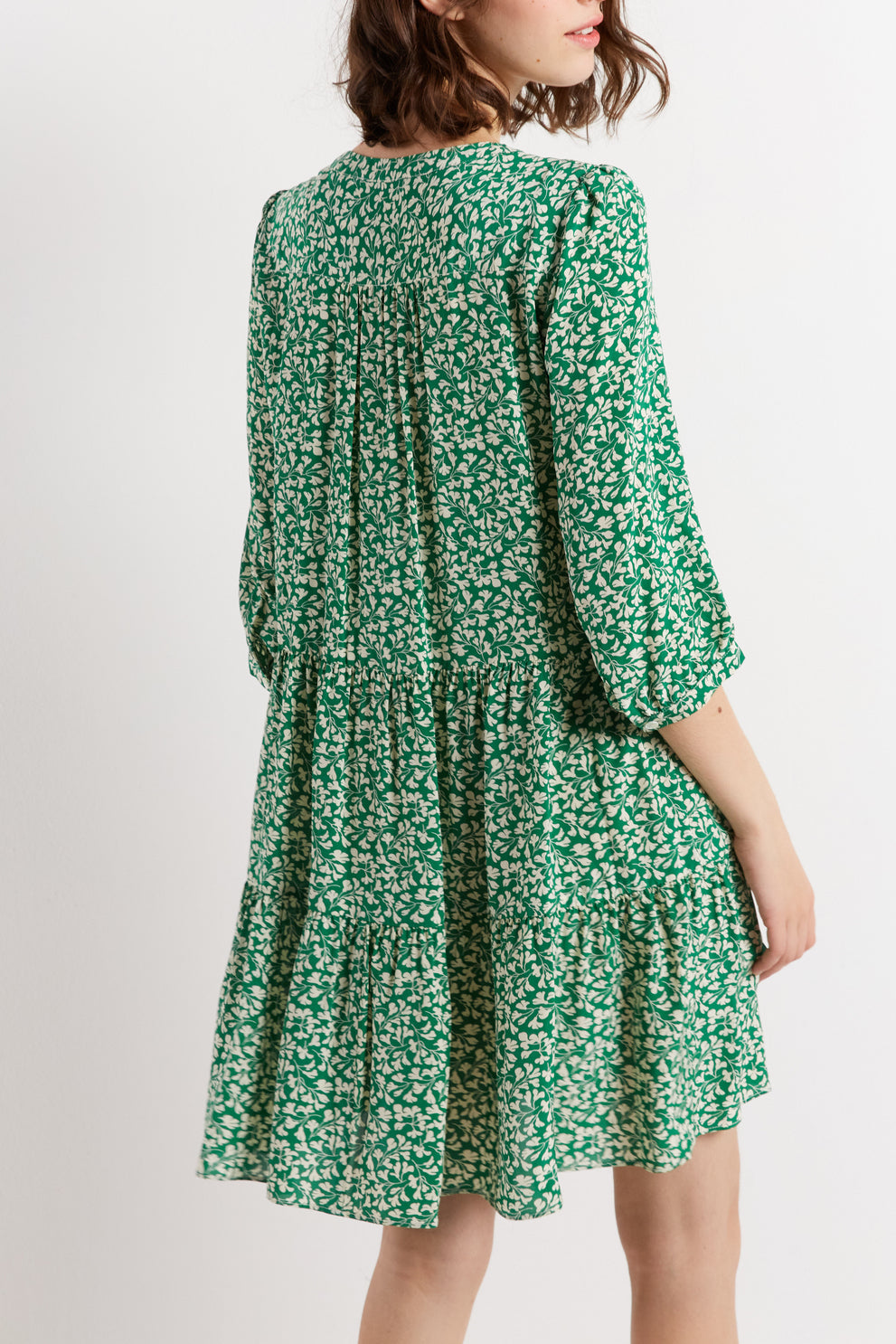 Robe fleurie à étages - JACOB Faume - seconde main