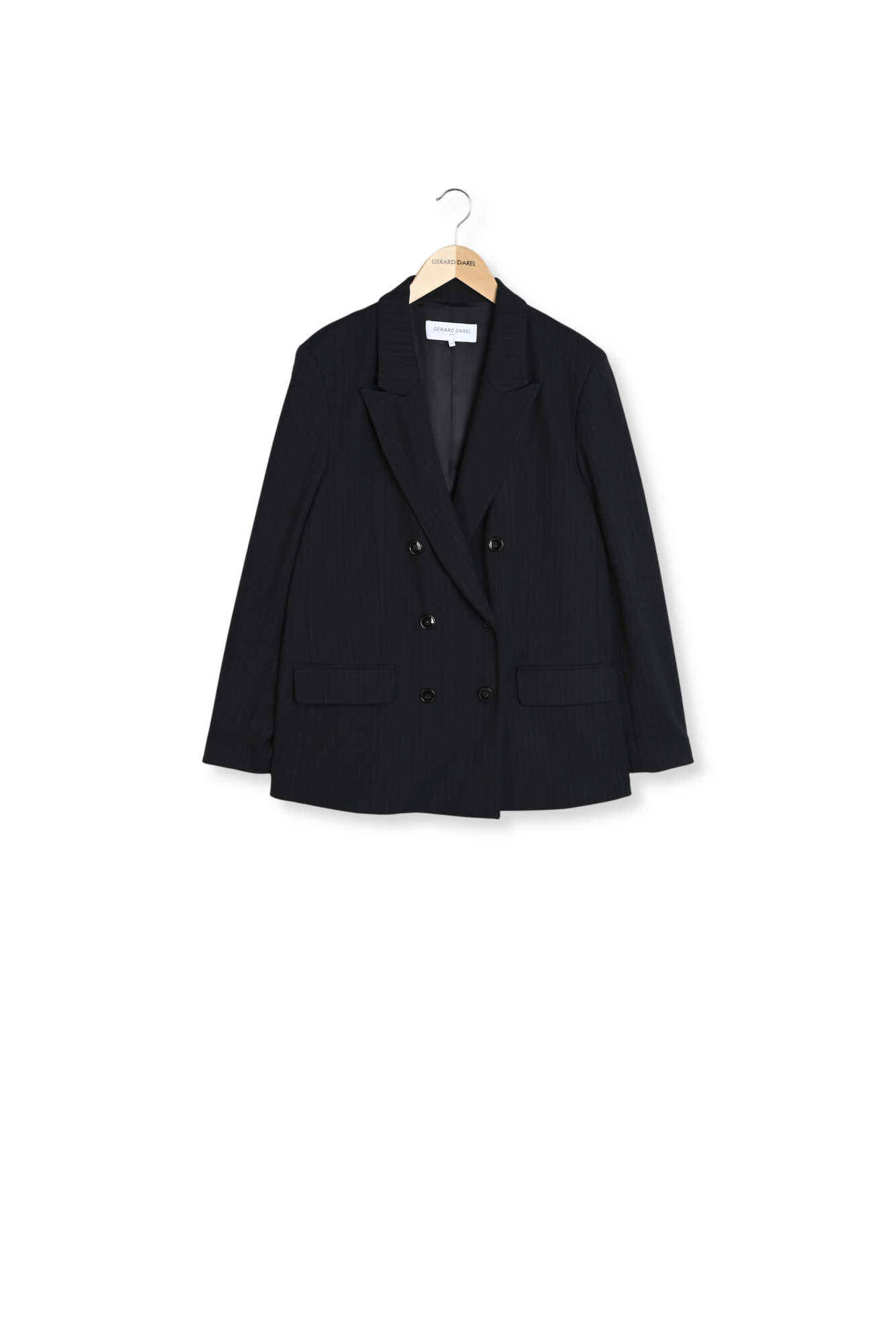 Blazer croisé à rayures - NICOLE Faume - seconde main