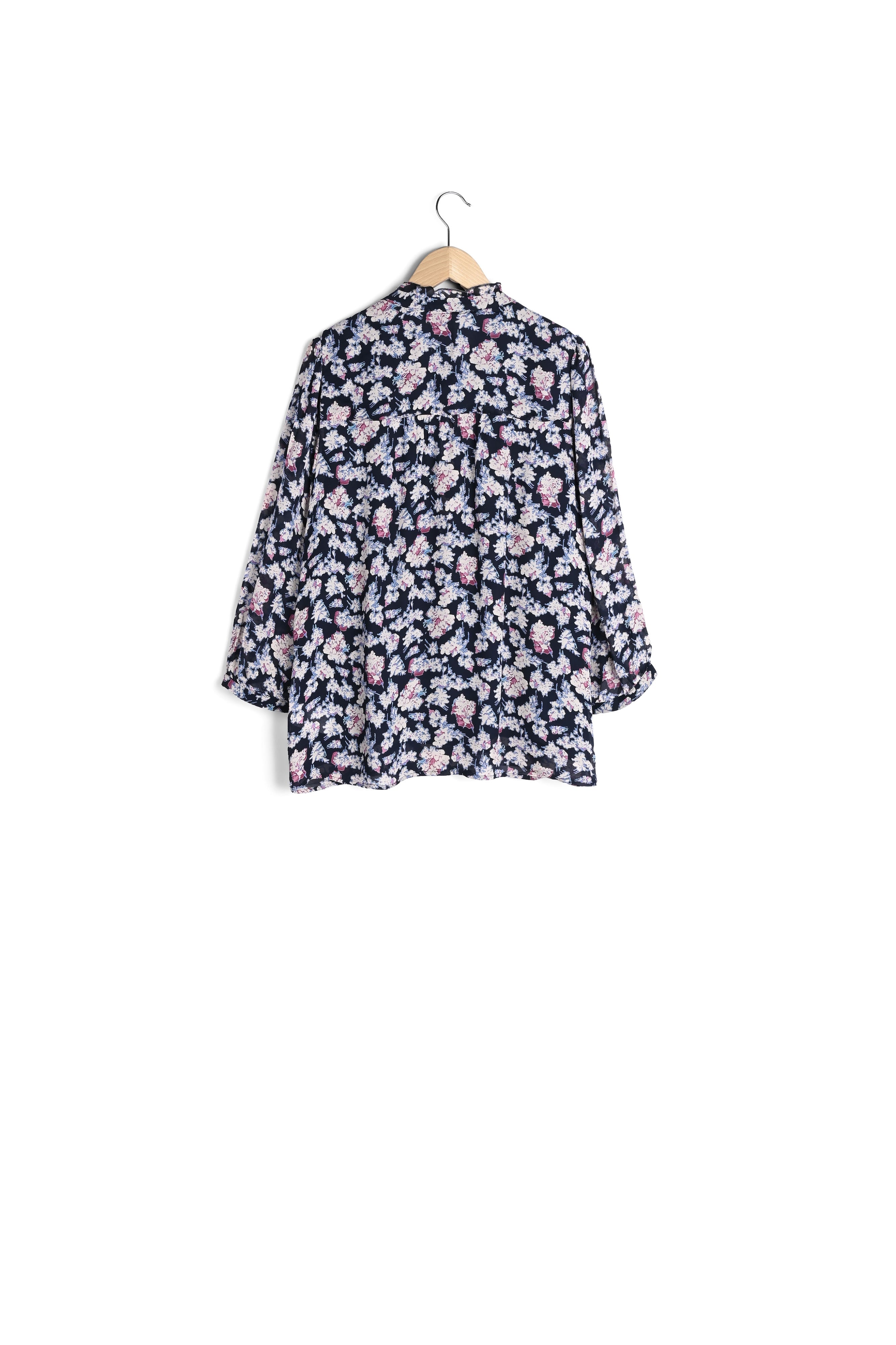 Blouse fluide à l'imprimé floral - CAMELLIA Faume - seconde main