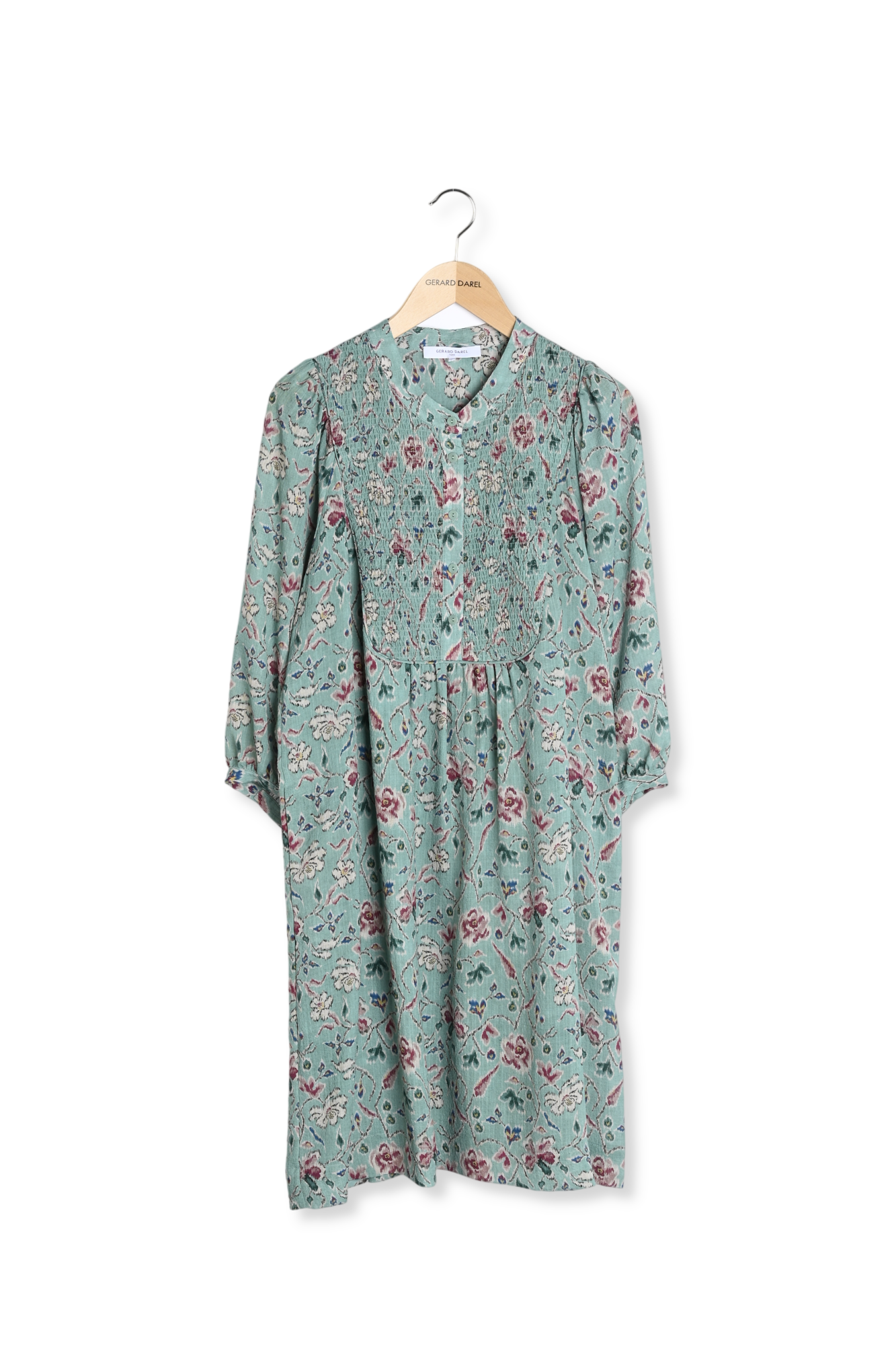 Robe à plastron smocké - JIA Faume - seconde main