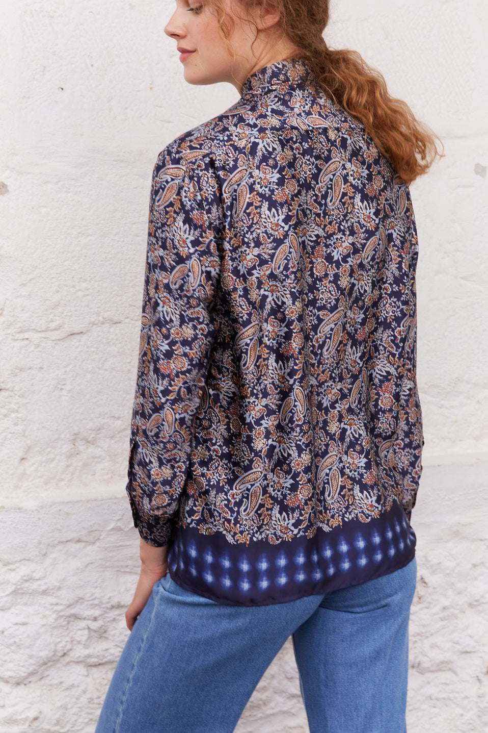 Chemise ample à imprimé cachemire - CLYDE Faume - seconde main