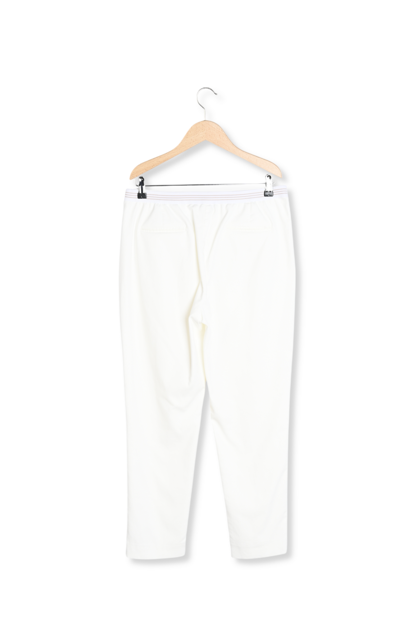 Pantalon droit en coton et dos élastiqué - ELGA Faume - seconde main