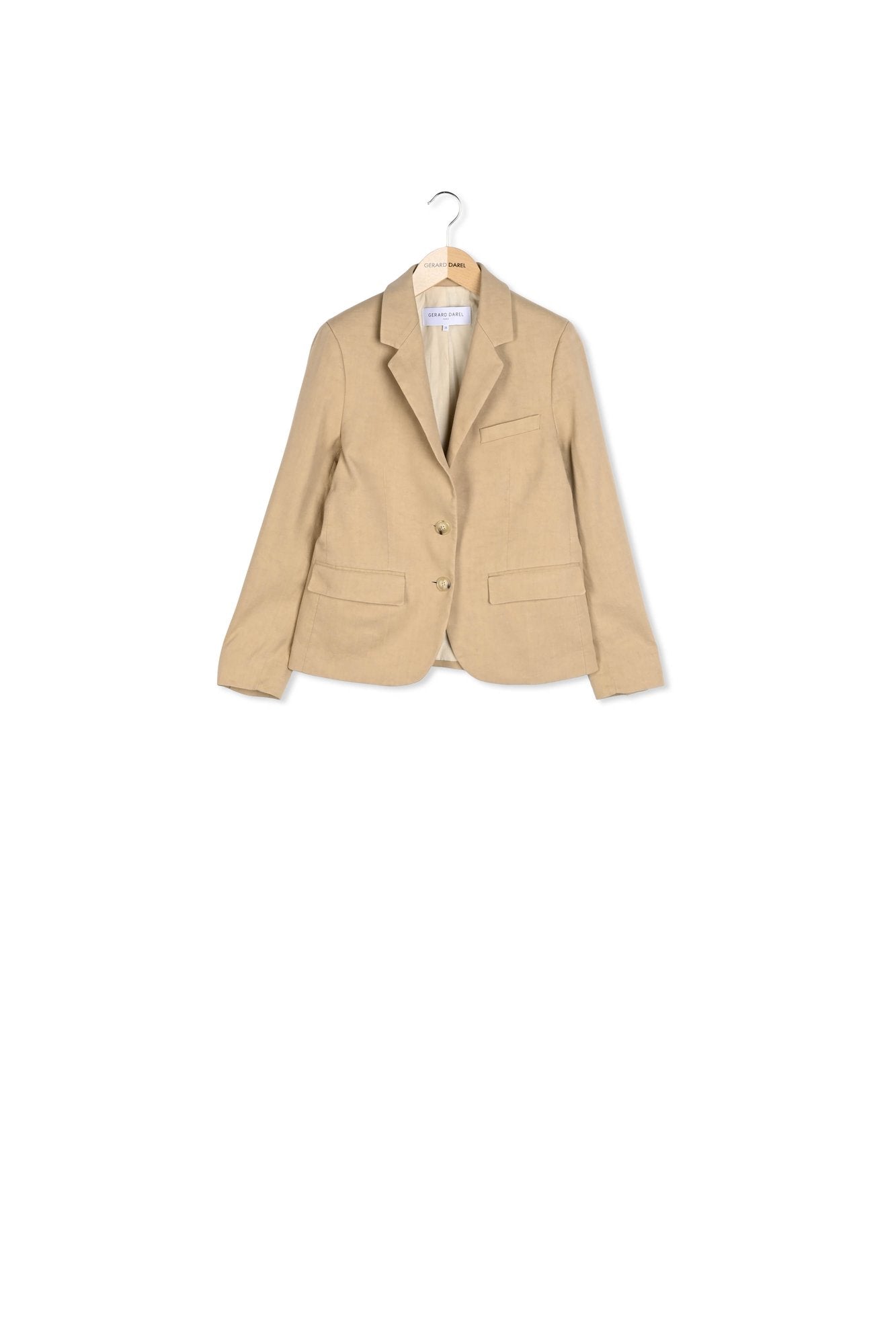 Veste de tailleur en lin et coton - RAPHIE Faume - seconde main