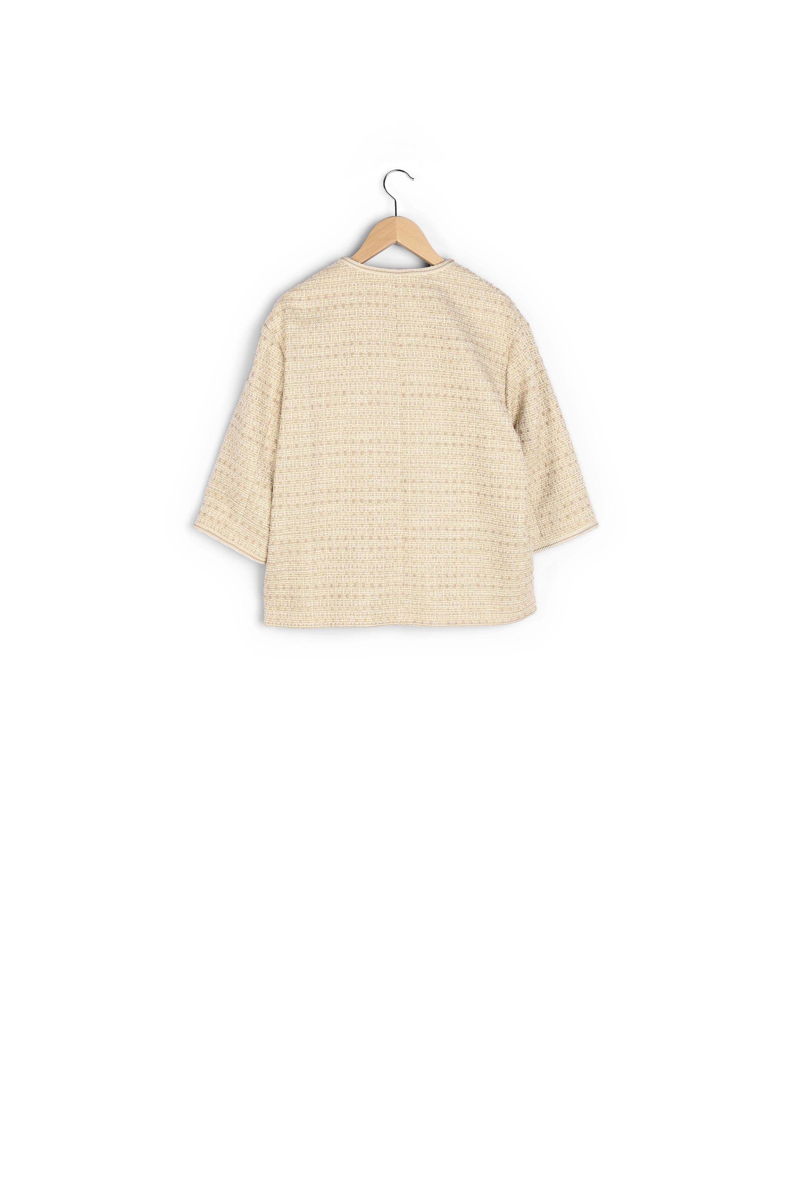 AGOSTINA - Veste en tweed avec Lurex Faume - seconde main