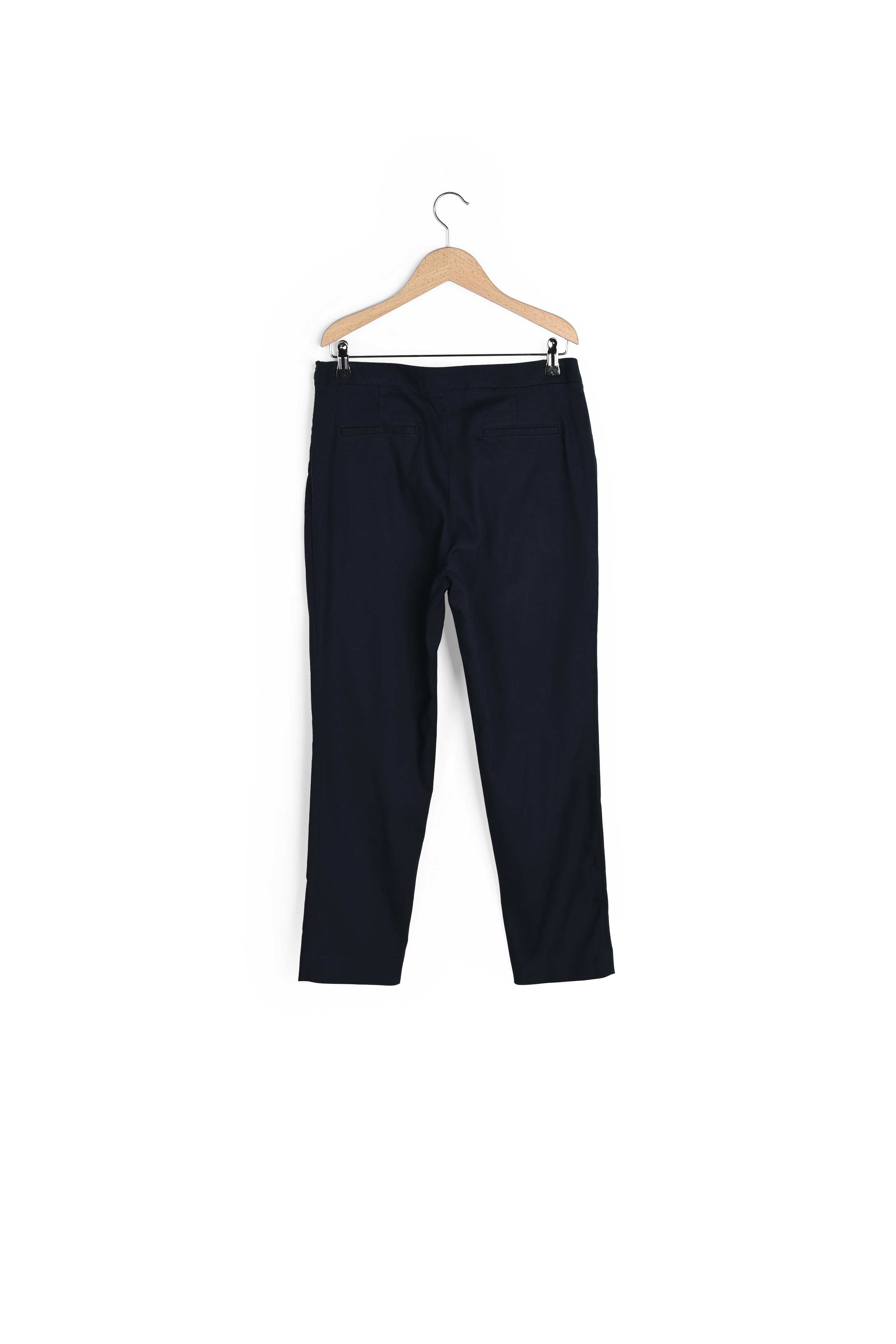 MARTINA - Pantalon à pont en coton Faume - seconde main