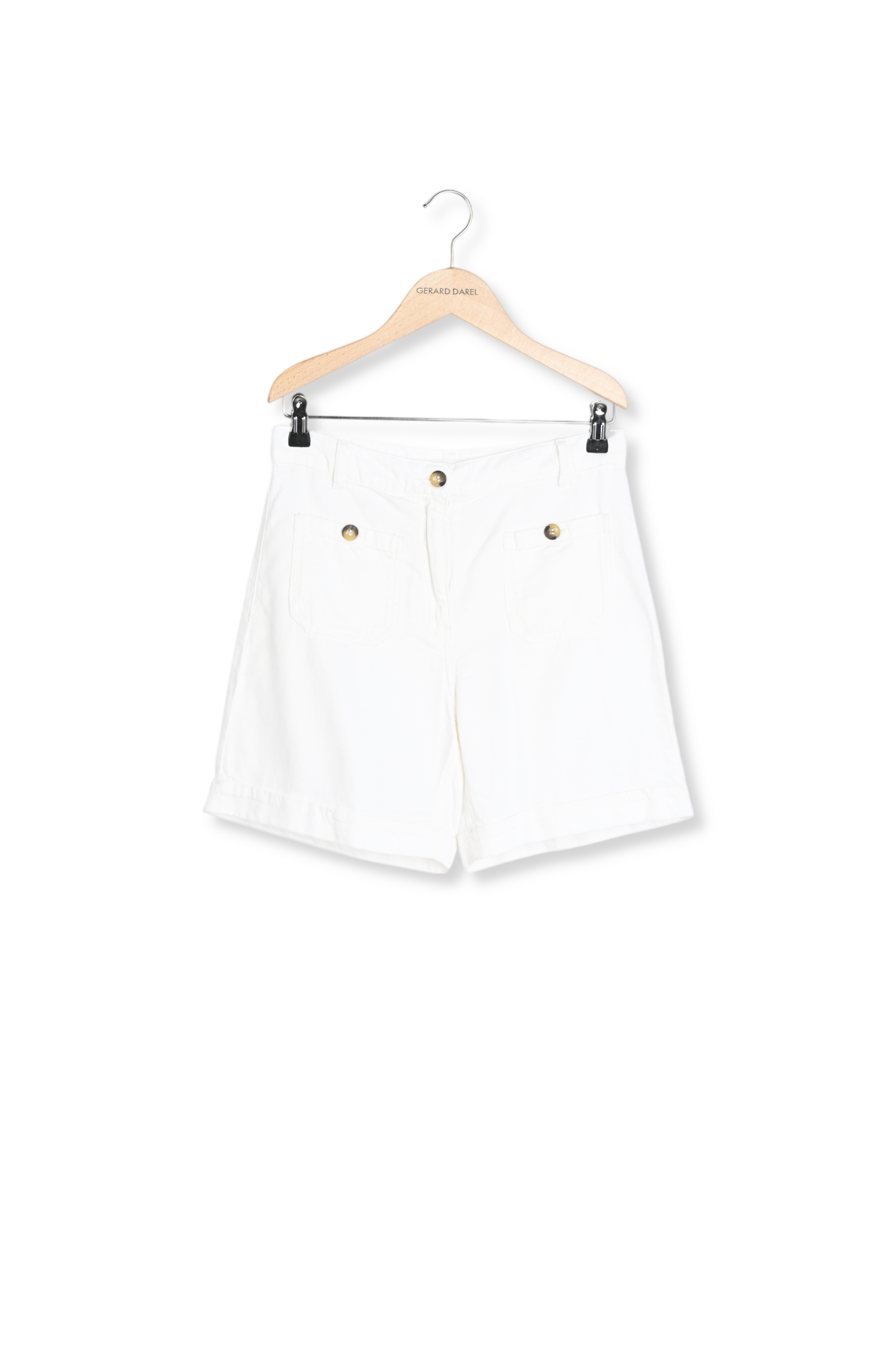Short blanc à poches Faume - seconde main