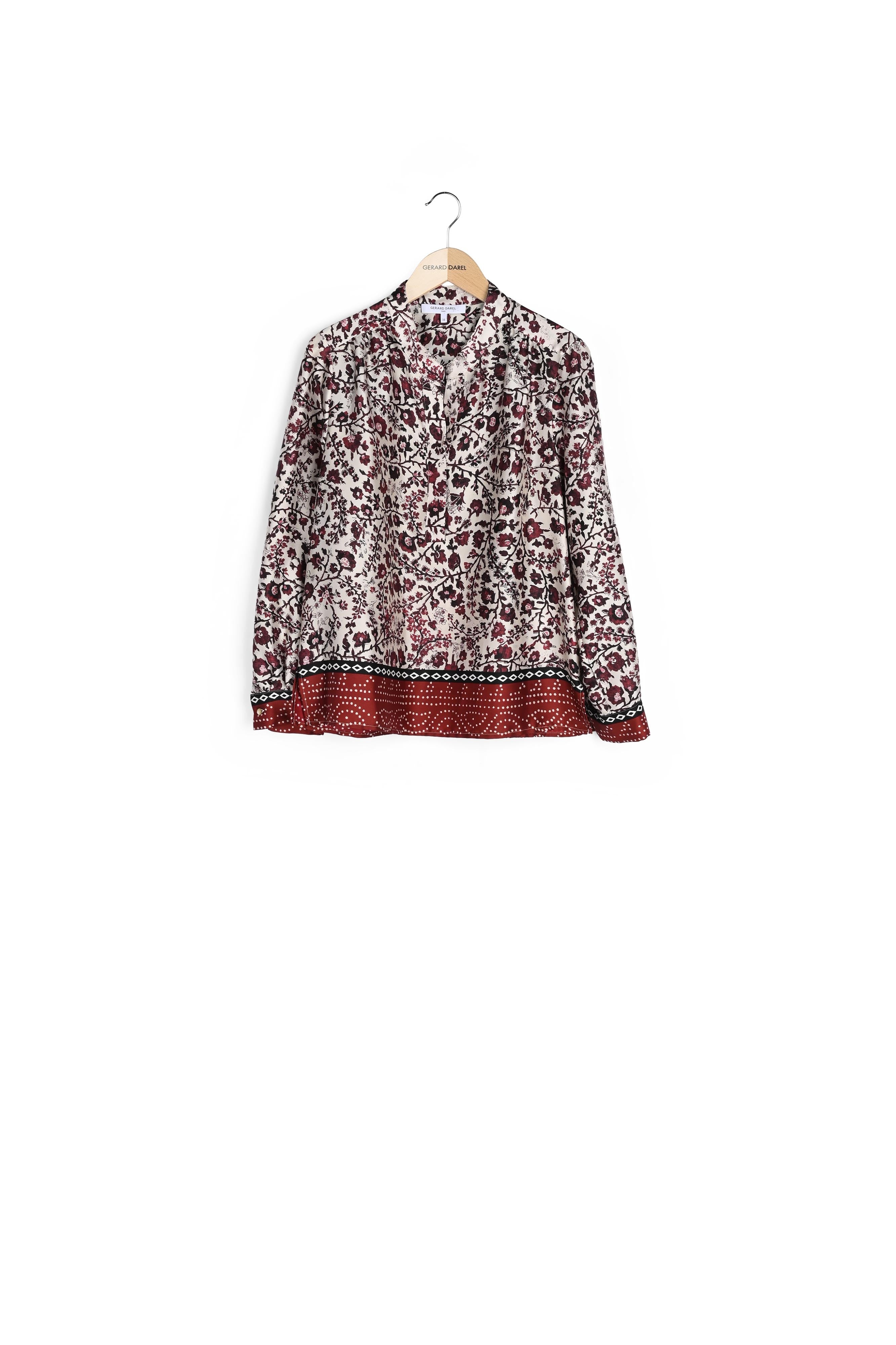 Blouse fluide fleurie - CAMELLIA Faume - seconde main