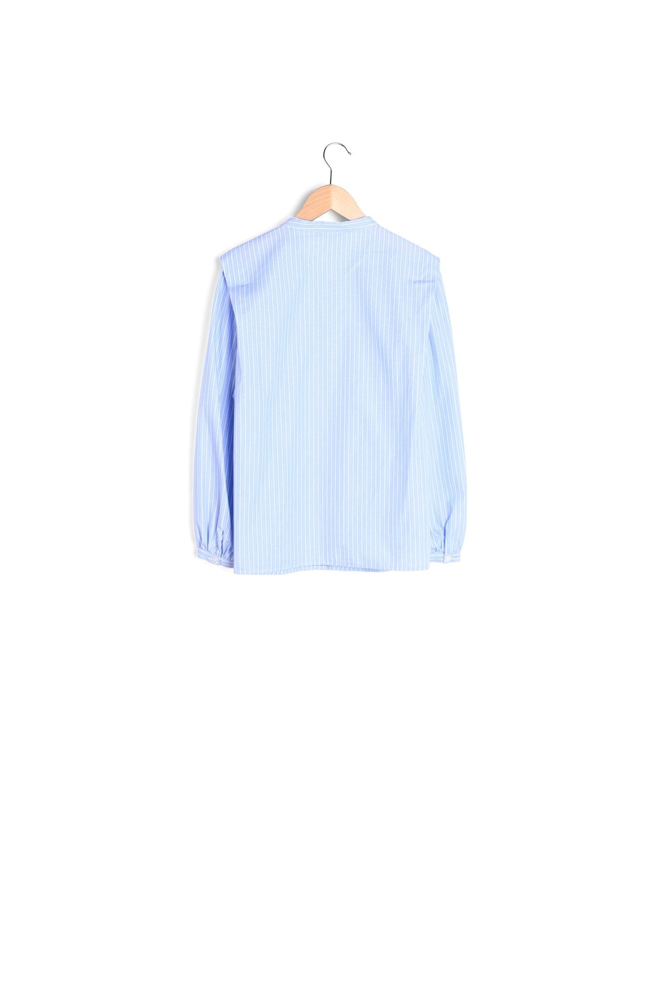 Chemise en popeline de coton à rayures- CLARENCE Faume - seconde main