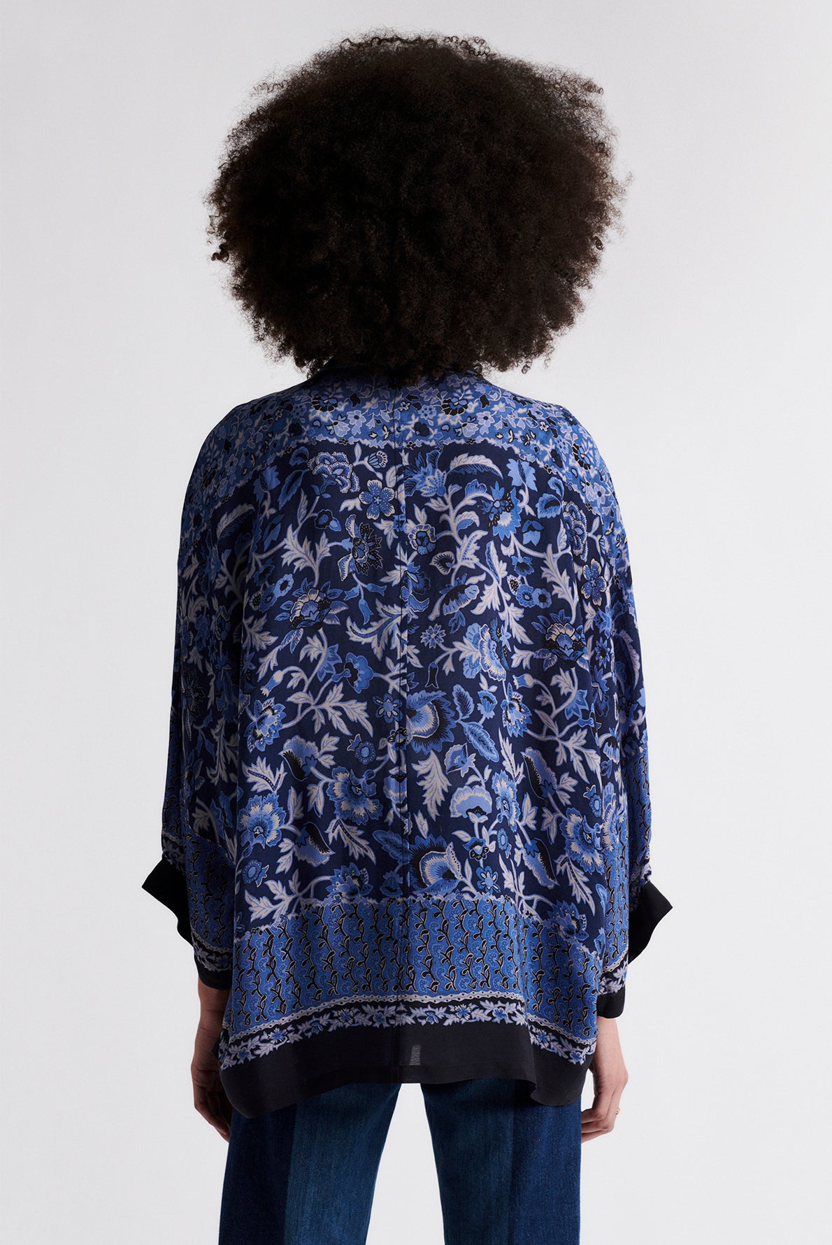 ANDREA - Gilet imprimé façon kimono Faume - seconde main