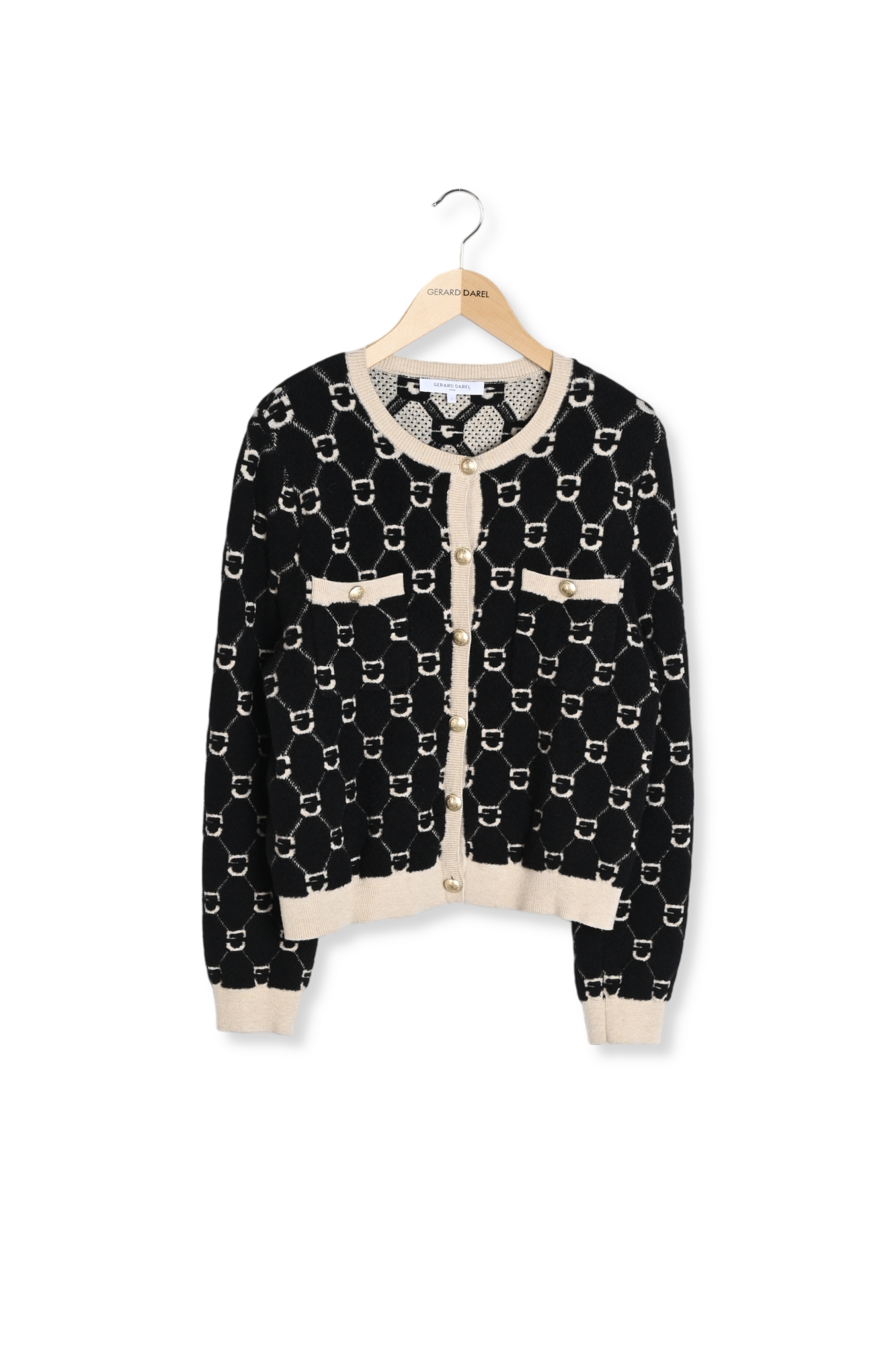 Gilet à monogramme - JANKA Faume - seconde main