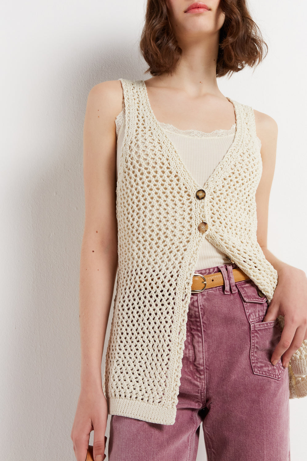 Gilet en crochet - LEXANE Faume - seconde main