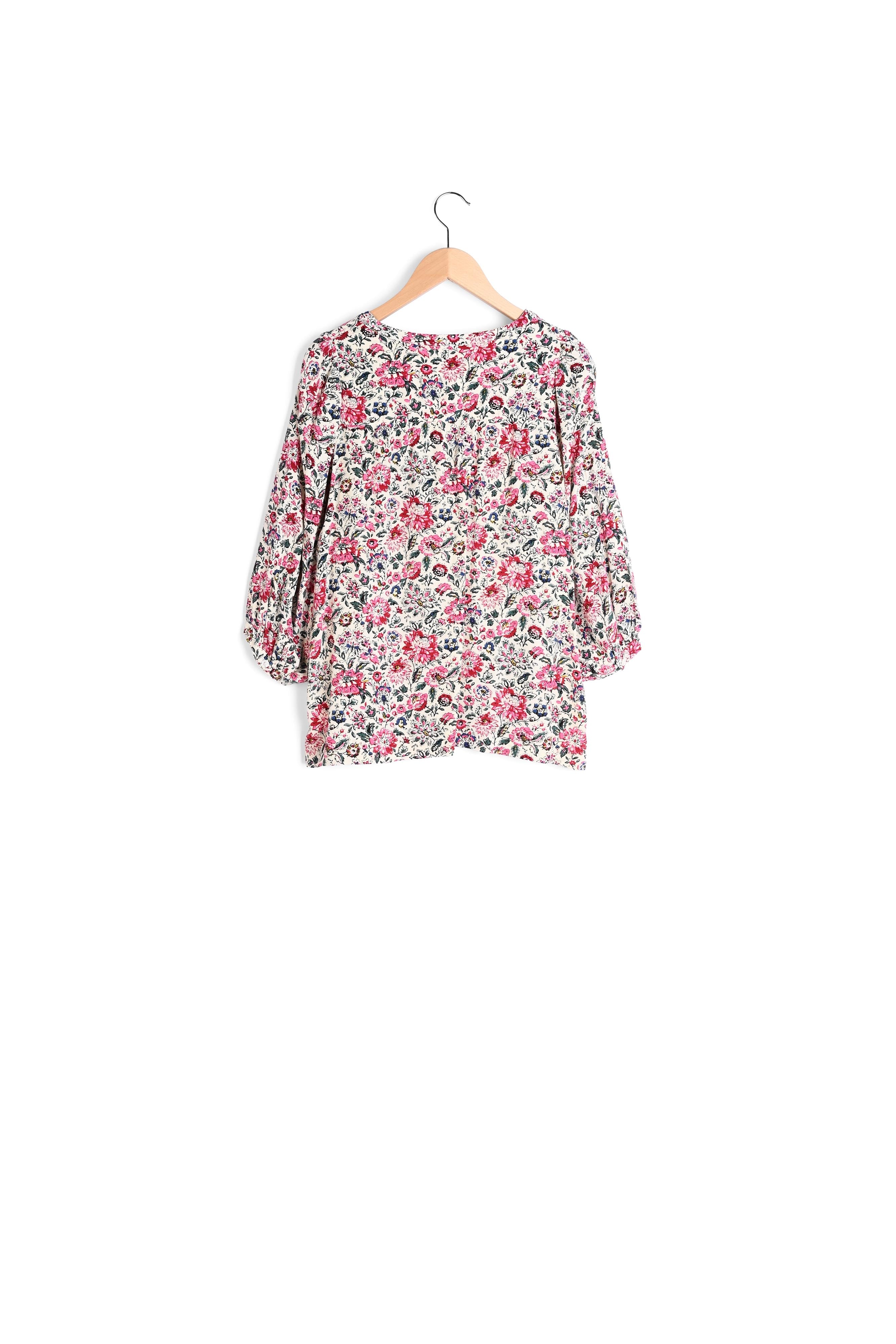Blouse babydoll fleurie - CHARLES Faume - seconde main